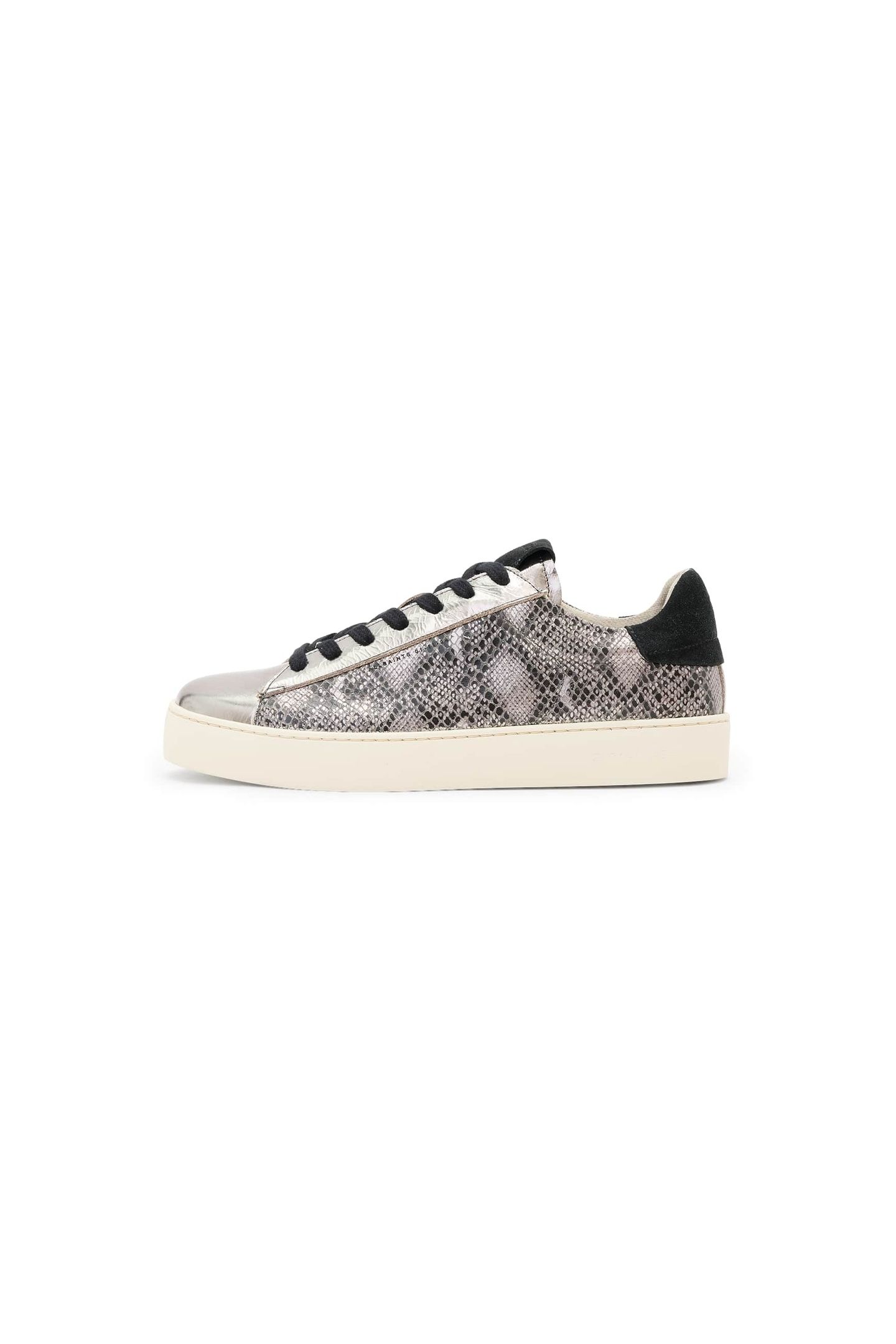 SHANA MET SNEAKER SILVER/BLACK 1