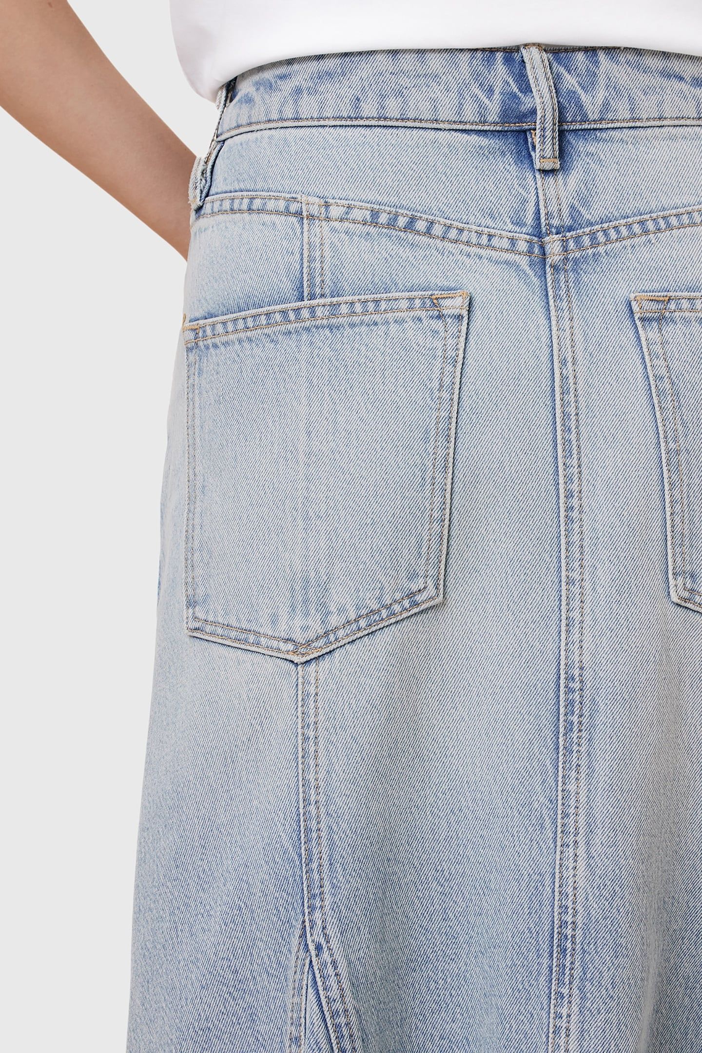 ALMA DENIM SKIRT LIGHT INDIGO 8