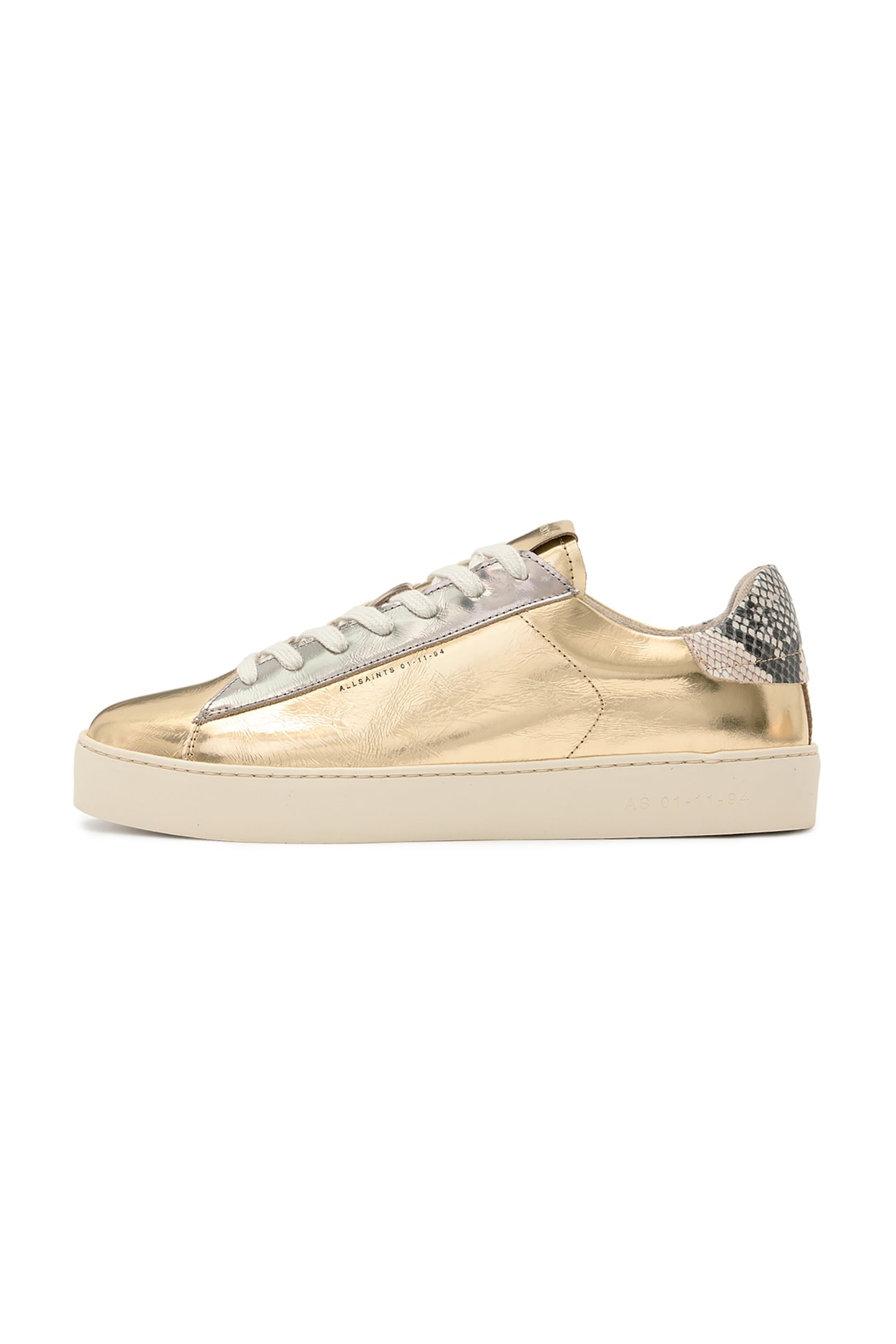 SHANA MET SNEAKER GOLD/SILVER 1