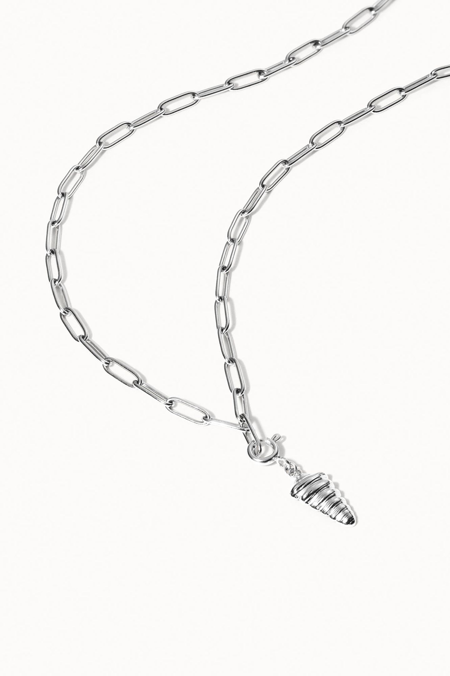 FLEX SCHNECKENMUSCHEL CHARM SILVER 3