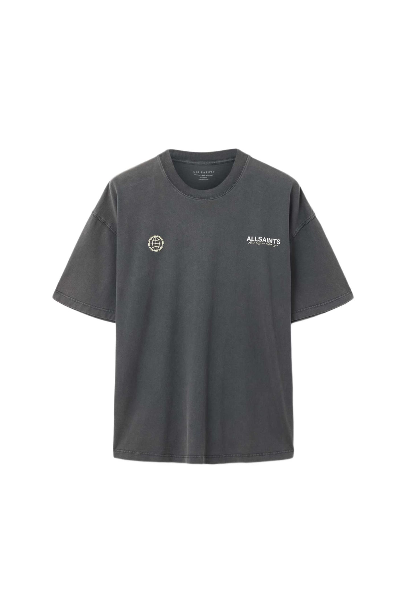 EMBLEM SS CREW WASHED BLACK 4