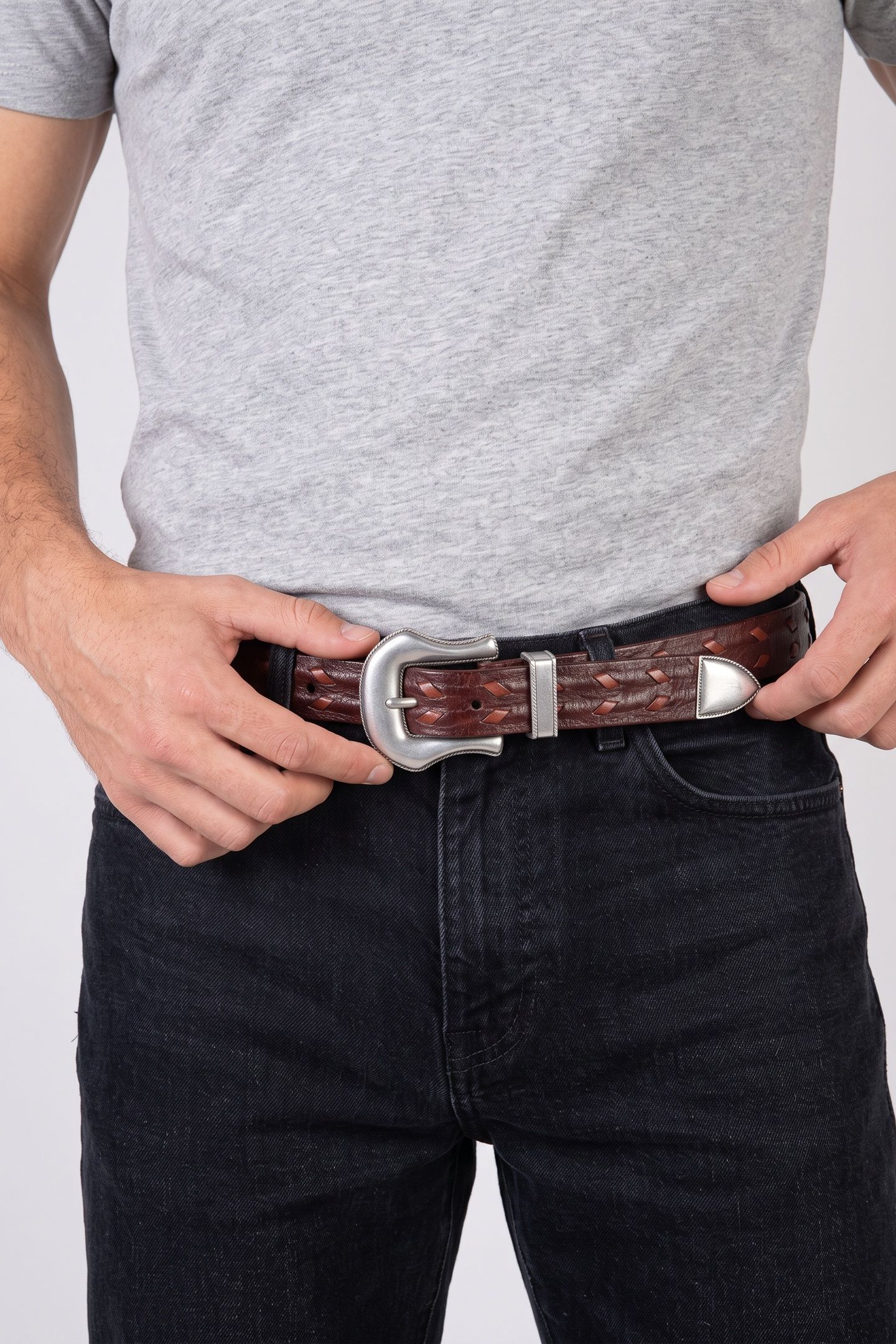 25MM - EASTWOOD ROPER BELT SMOKED PAPRIKA 4