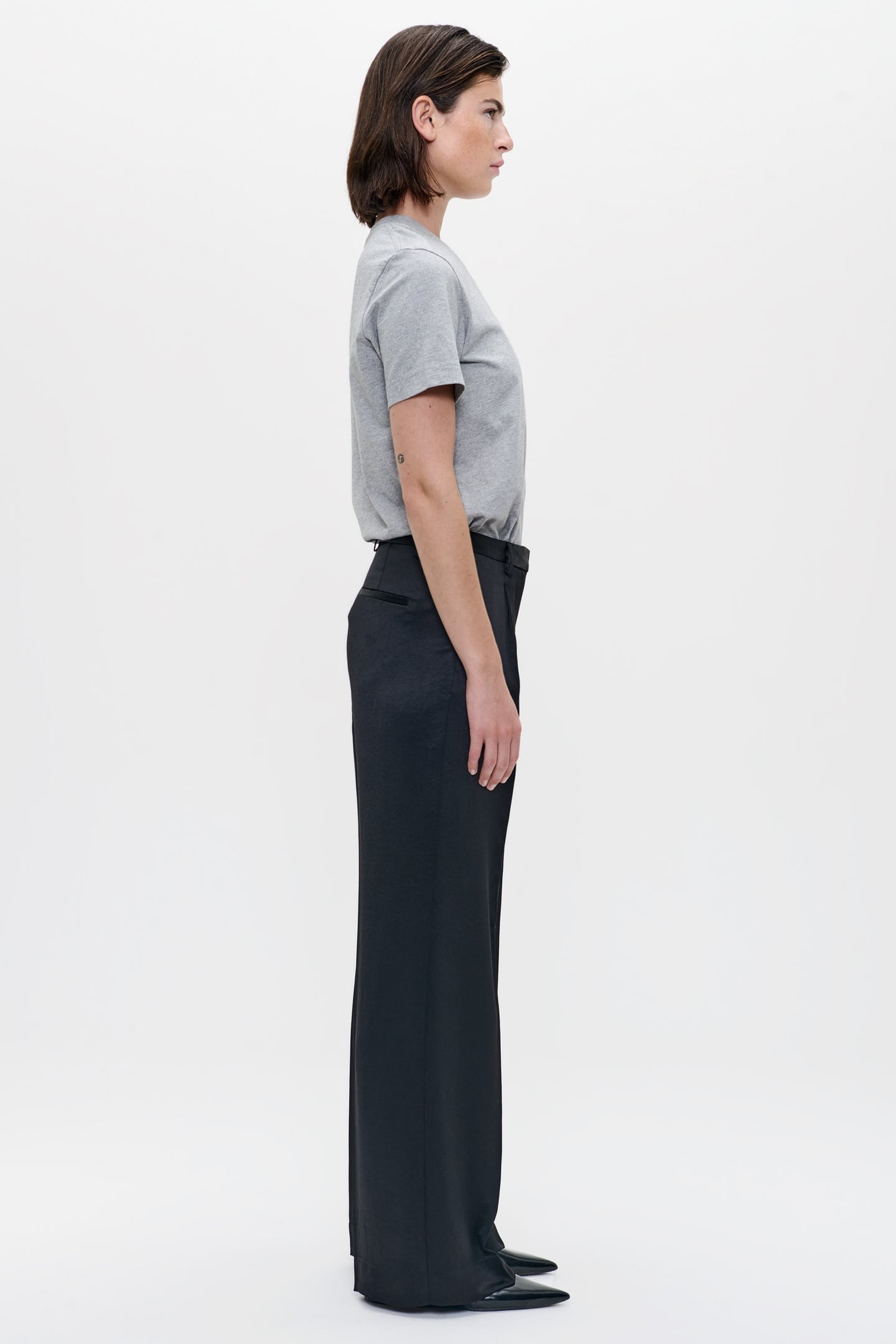 SATIN MADISON PANTS BLACK 4