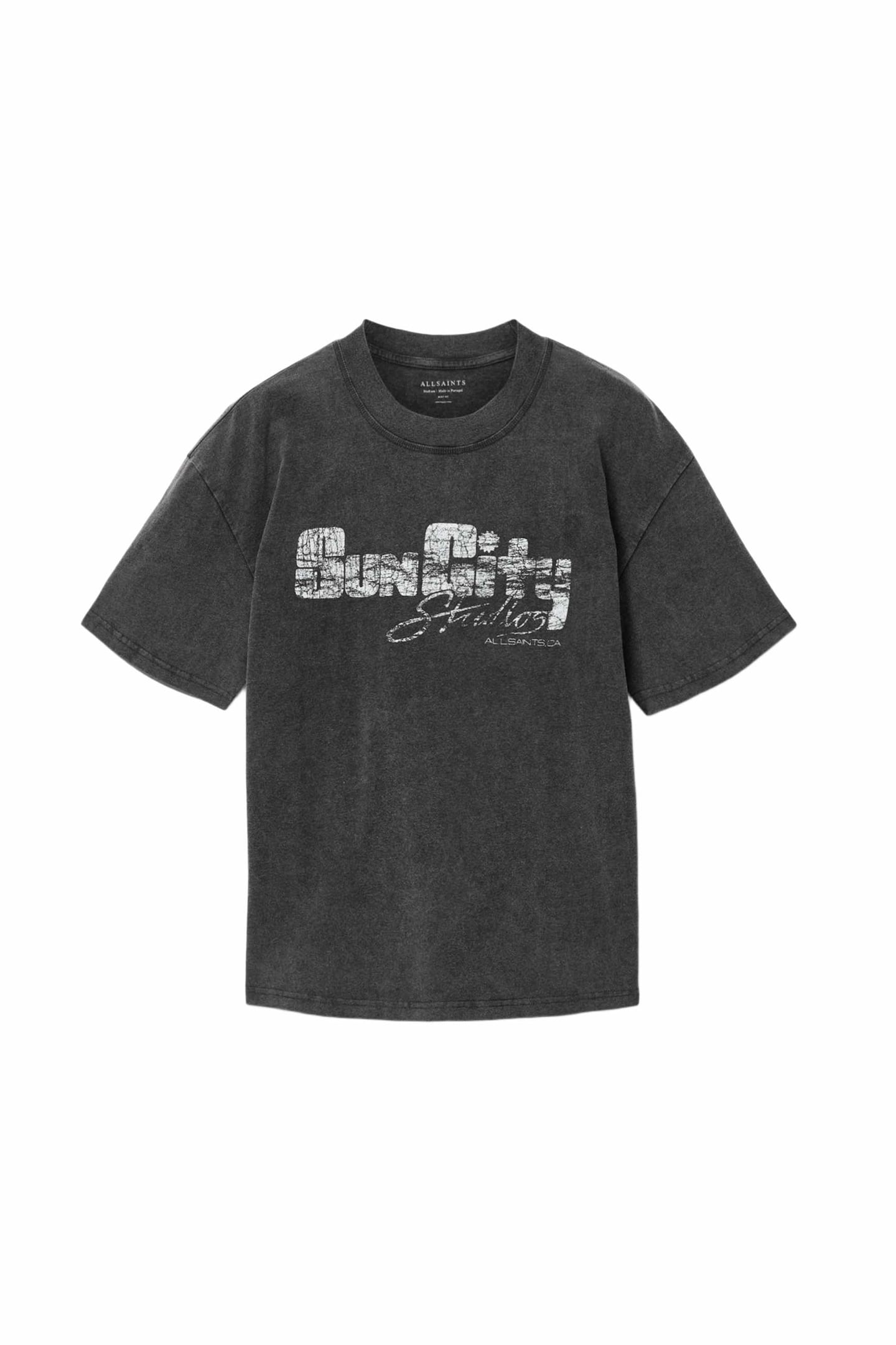 SUN CITY SS CREW WASHED BLACK 4
