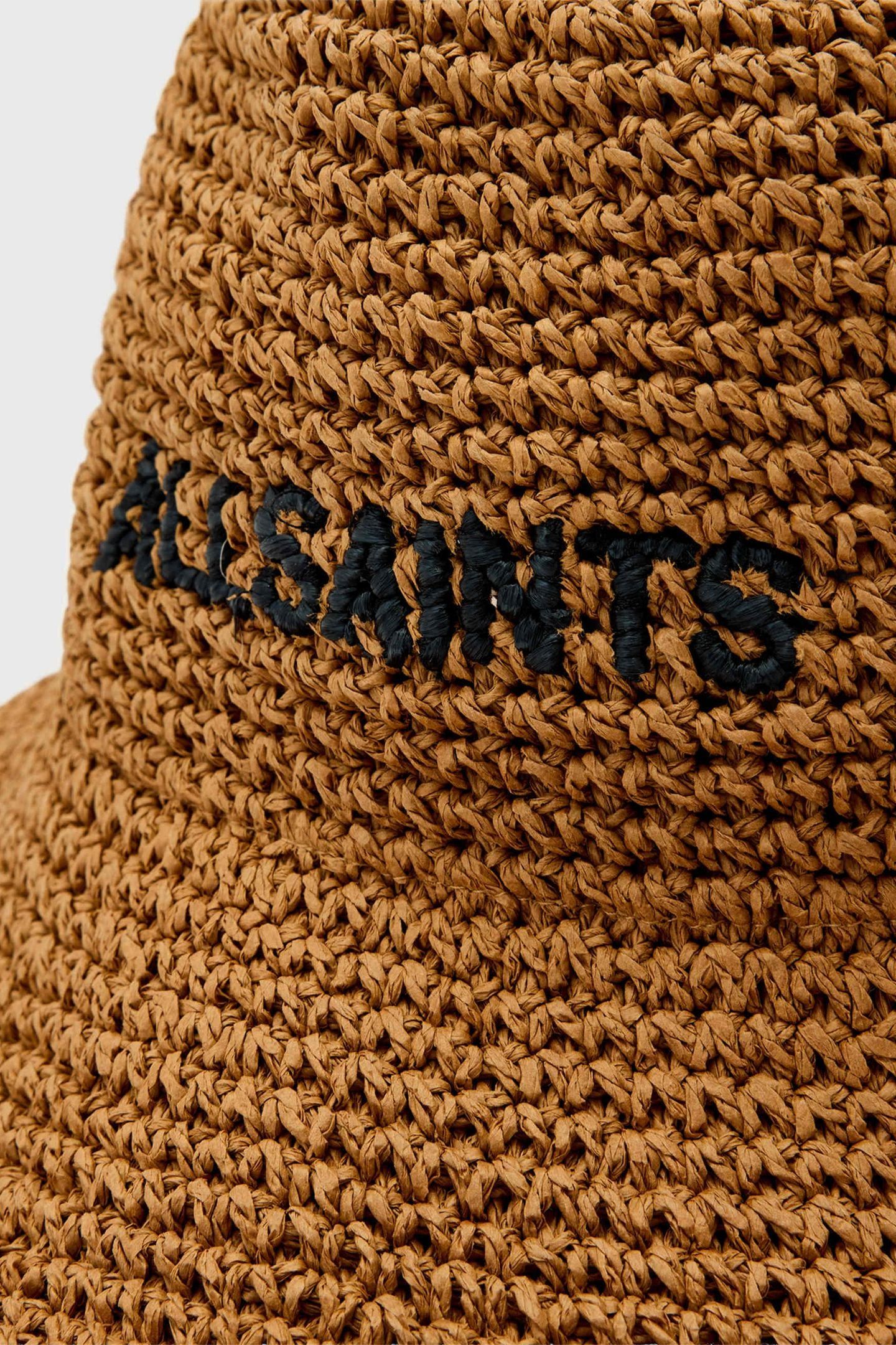 ELI STRAW BUCKET HAT COGNAC BROWN 6