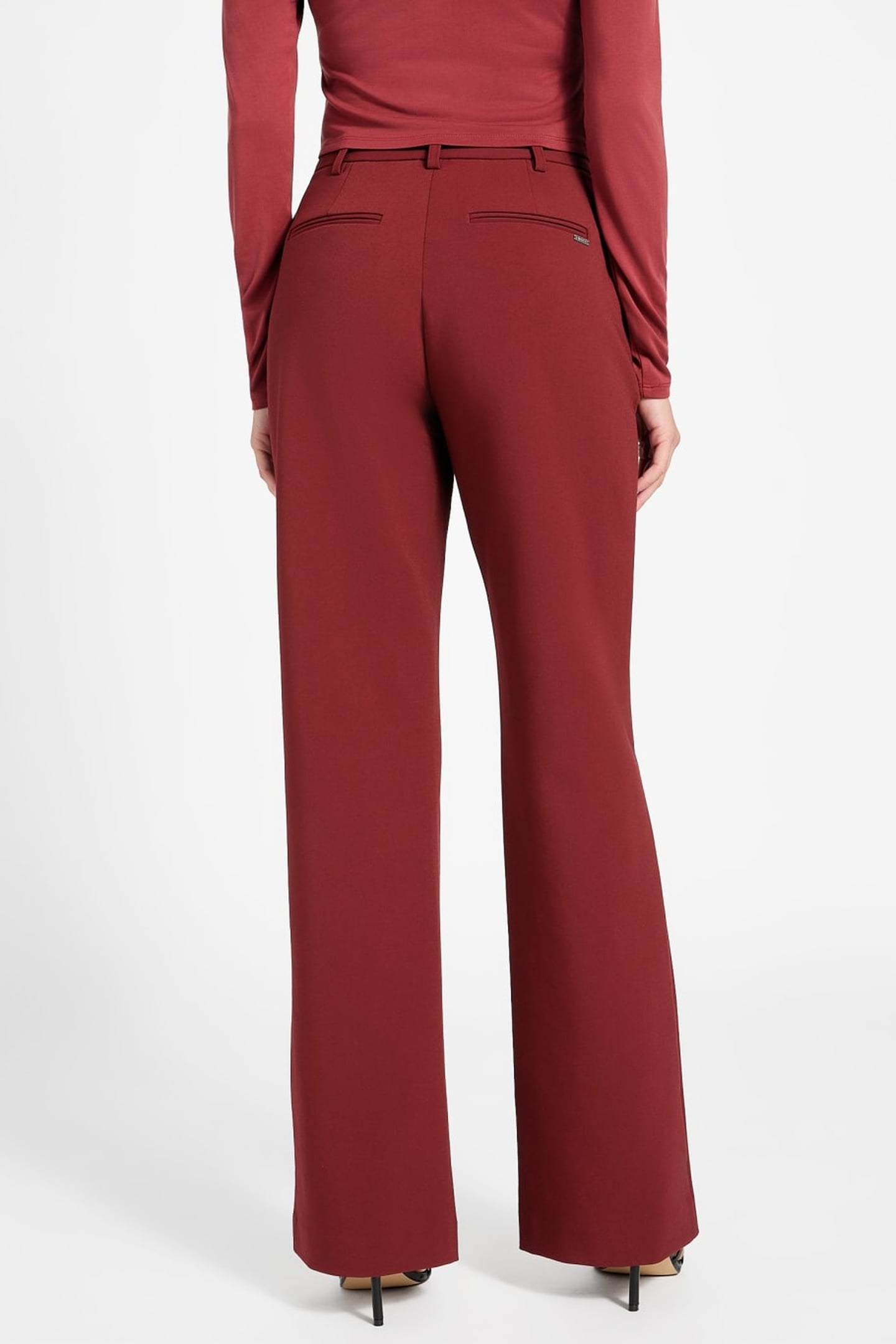 EMY STRAIGHT PANT SIREN RED MULTI 2