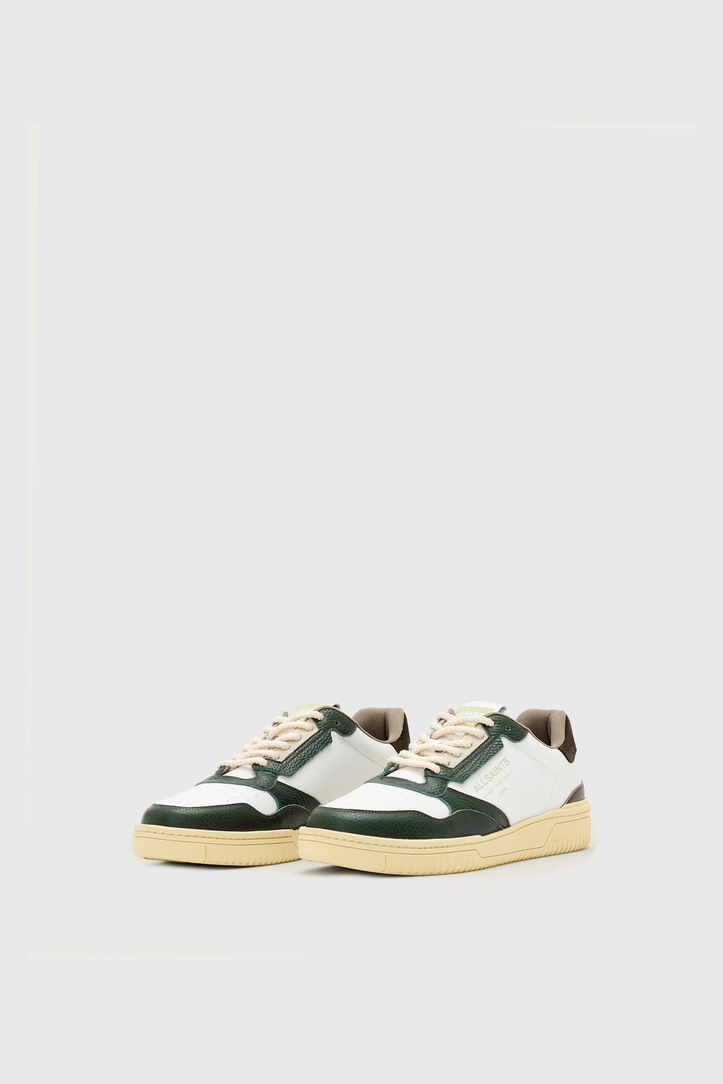 REGAN LOW TOP CHALK WHITE/GREEN 2