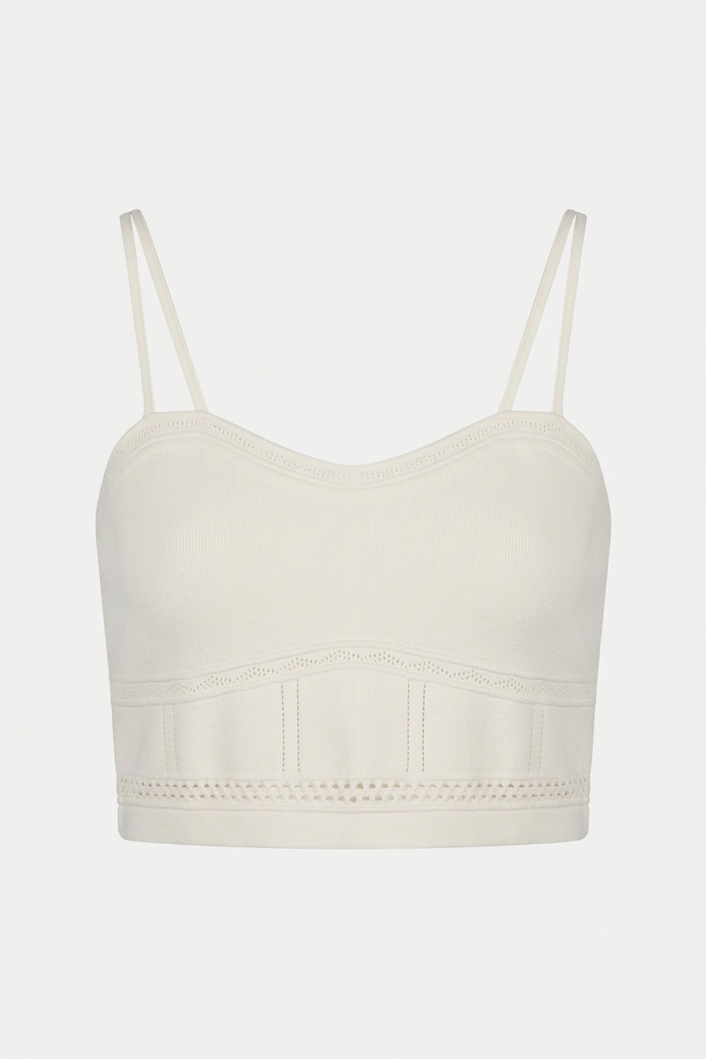 SLEEVELESS KNIT ECRU 3