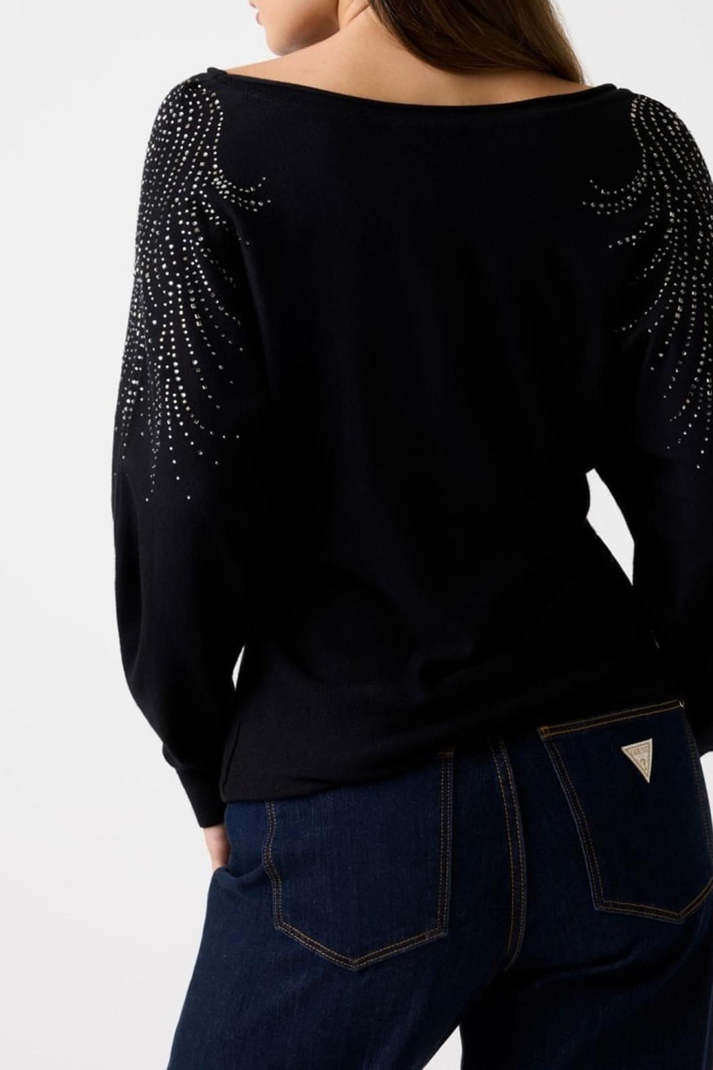 BAT SLEEVE LORETTA L JET BLACK A996 3