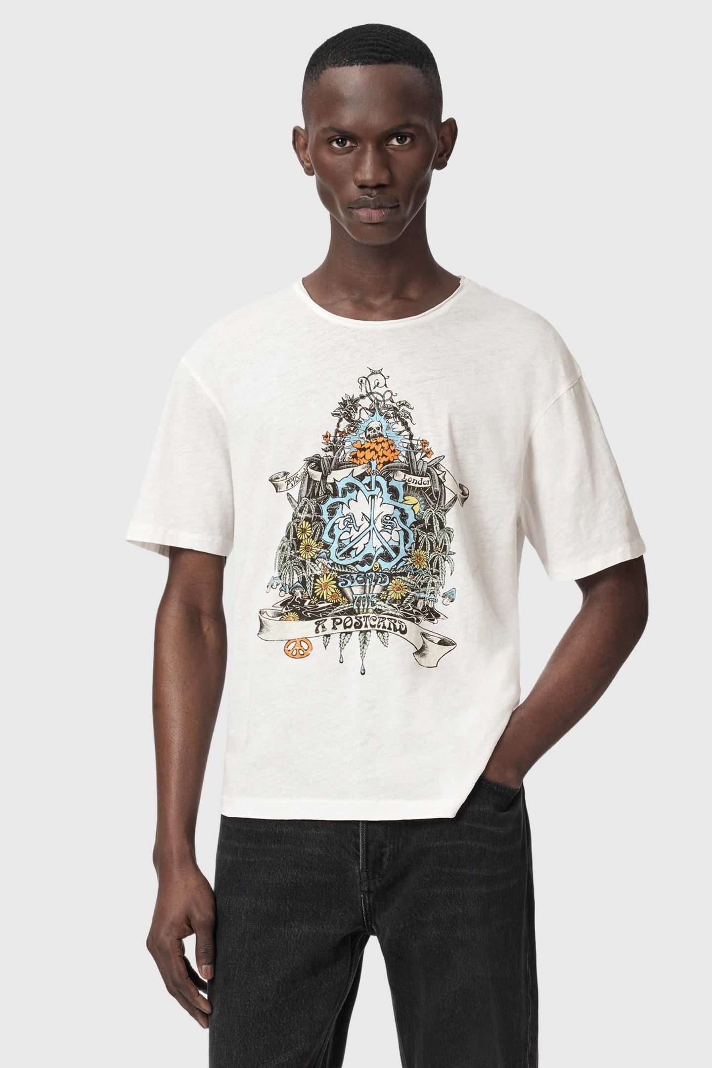 NAZARE SS CREW ASHEN WHITE 2