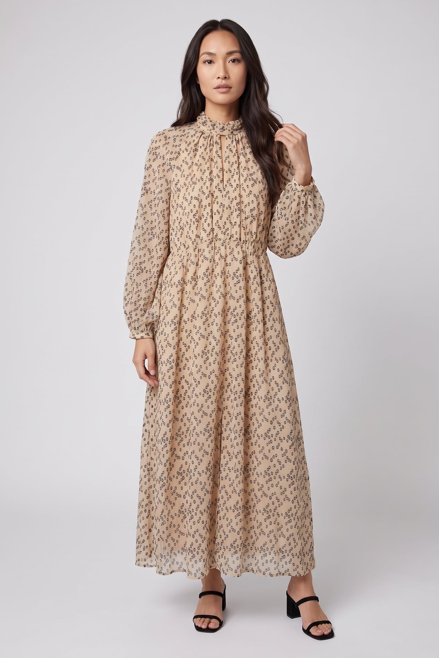 GUISE METALLIC JACQUARD BEIGE 1