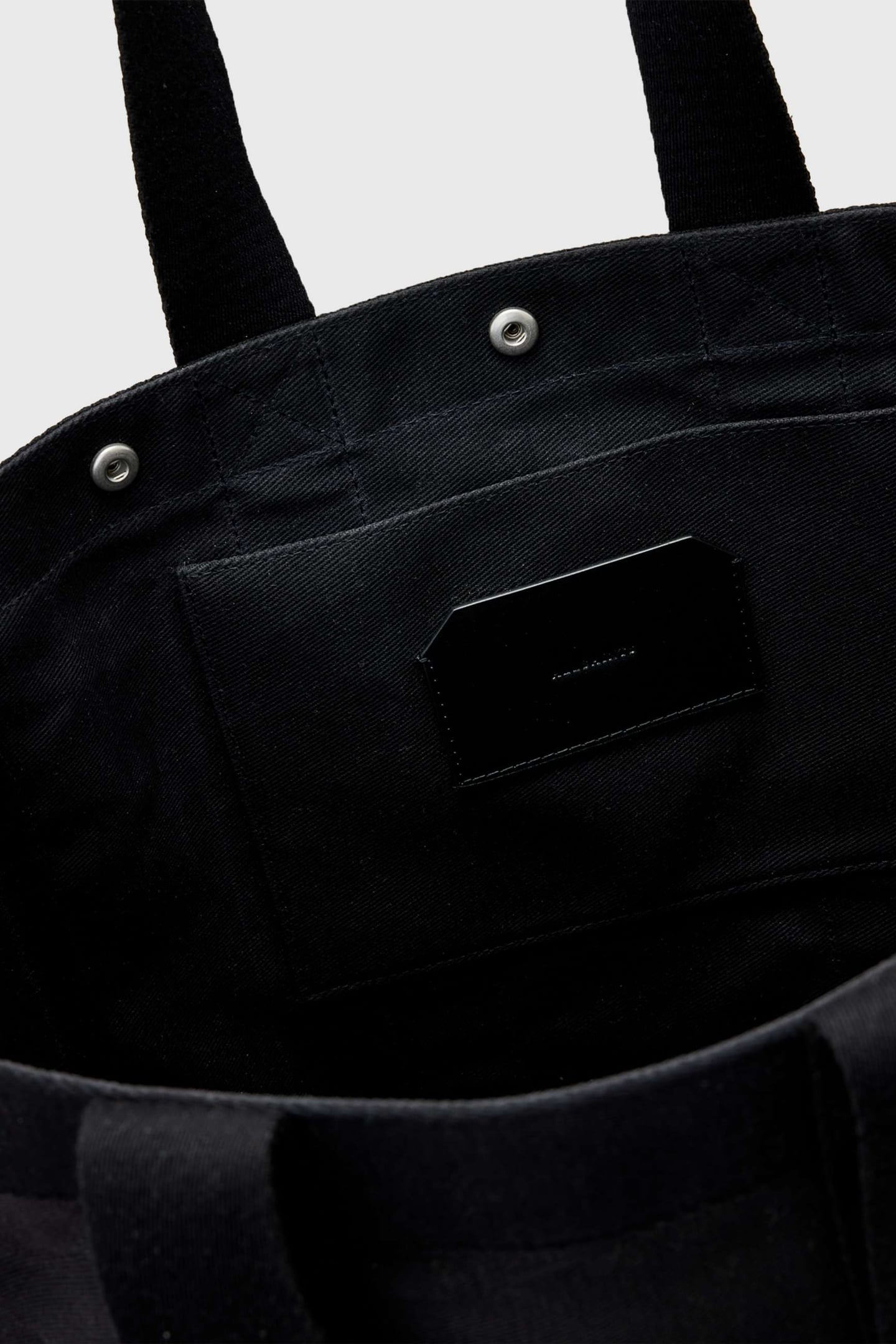 LAYO CANVAS TOTE WASHED BLACK 4