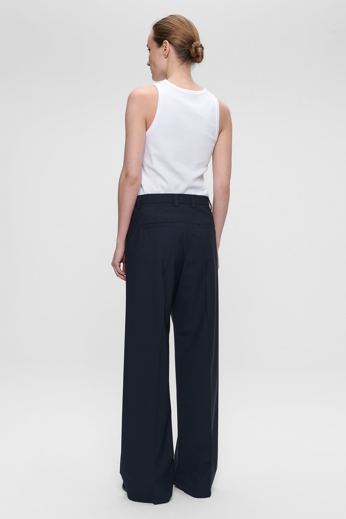 COOL WOOL KAY PANTS MIDNIGHT BLUE 2