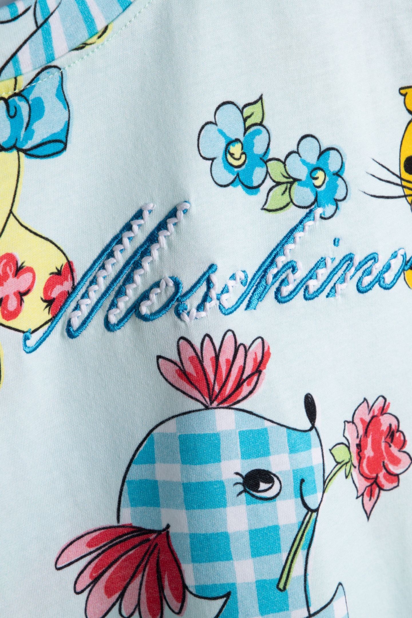 T-SHIRT IN JERSEY CALICO ANIMALS BLUE 4