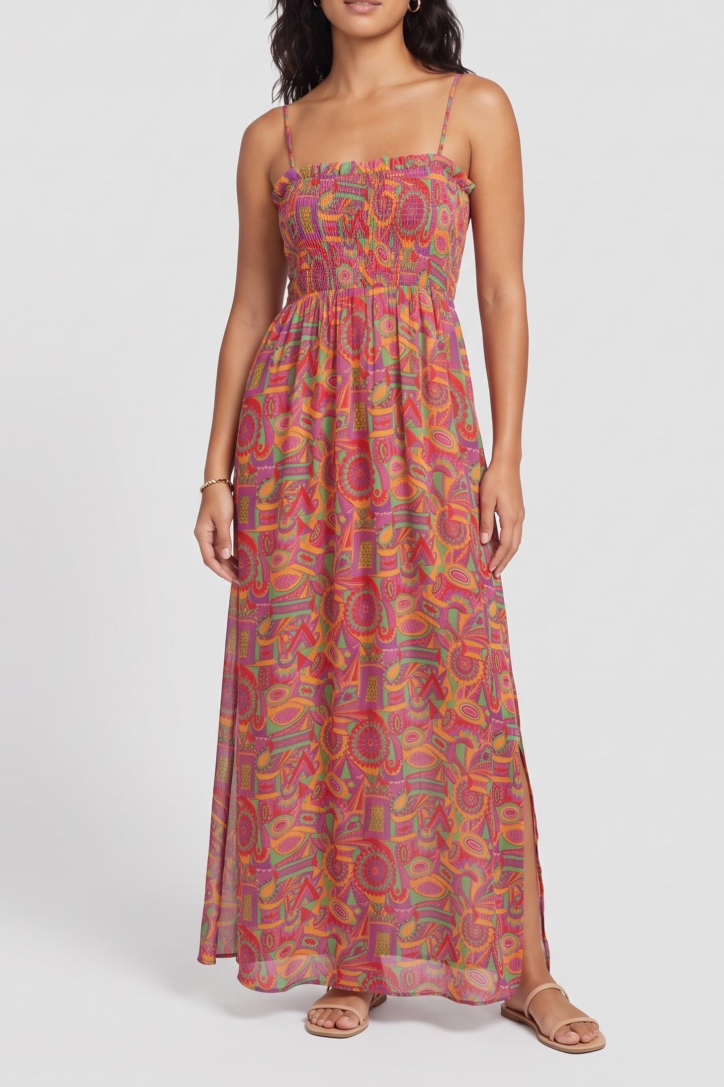 LONG DRESS FUSCHIA 1