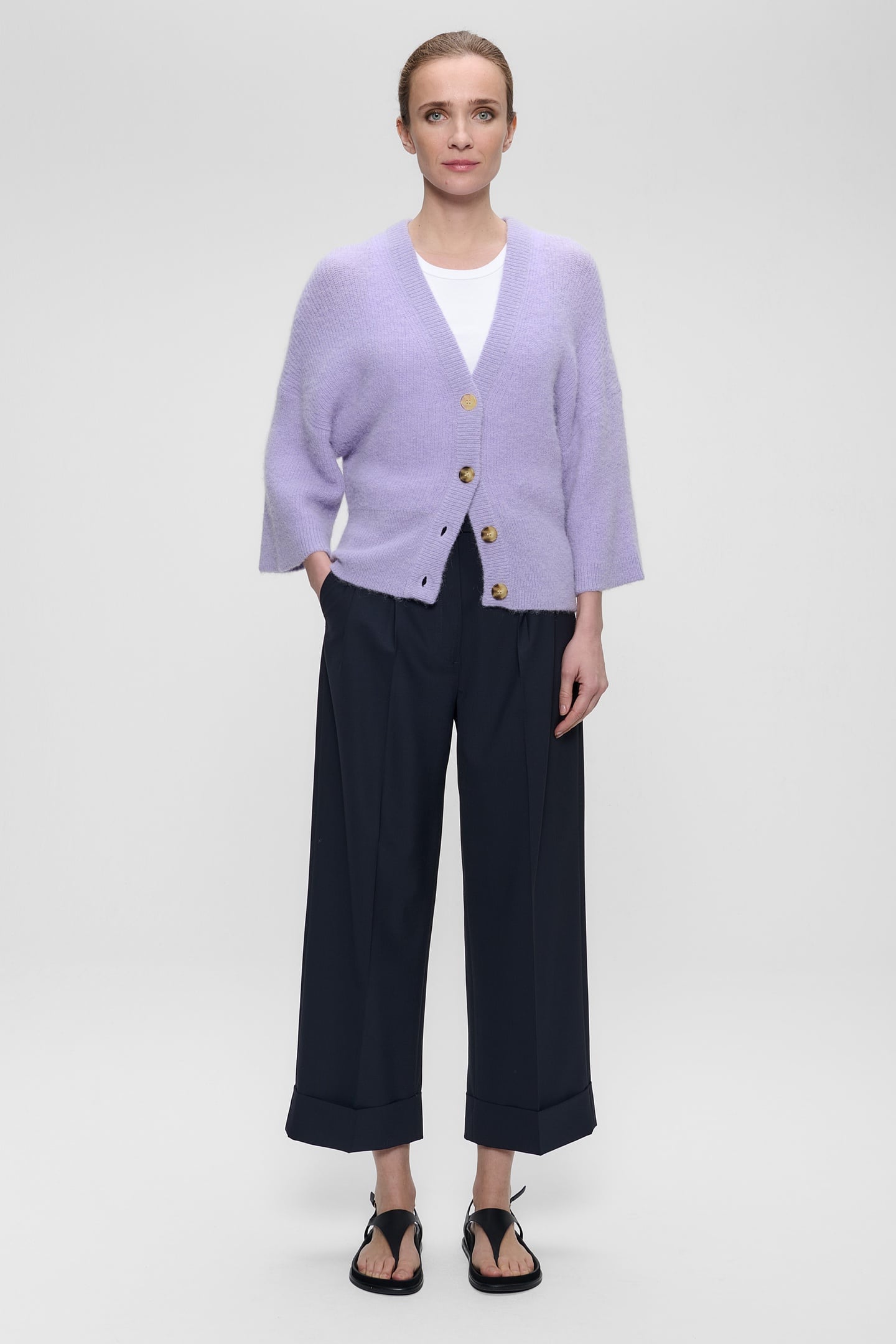 SURI ALPACA CARDIGAN LUPINE 3