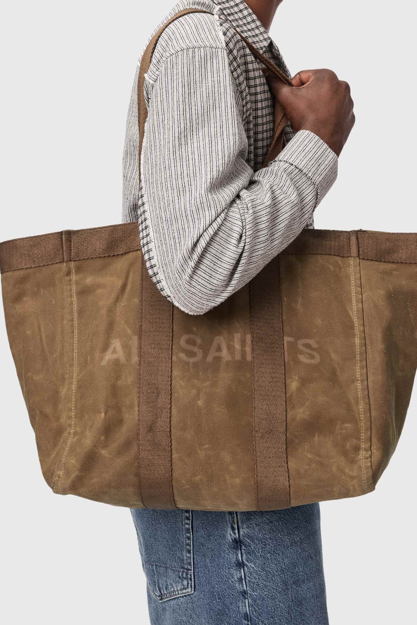 LAYO CANVAS TOTE WEATHERED BROWN 5