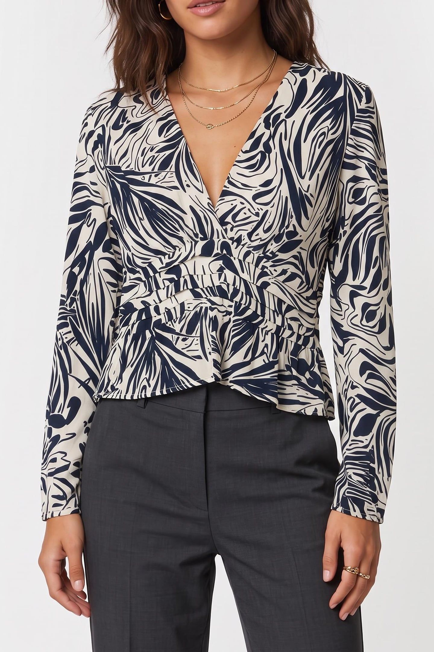 LONG SLEEVES TOP ECRU 1