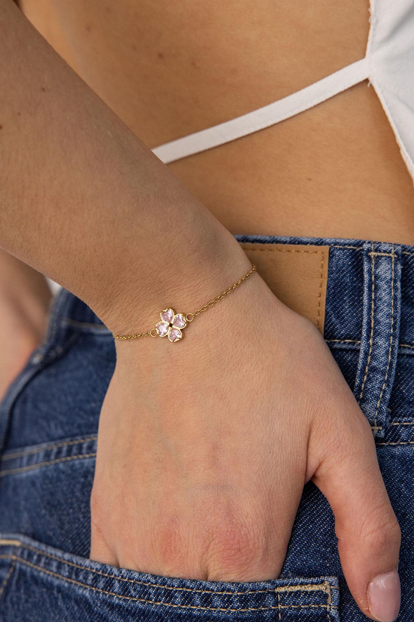 CUORE ROSÉ ARMBAND GOLD 3