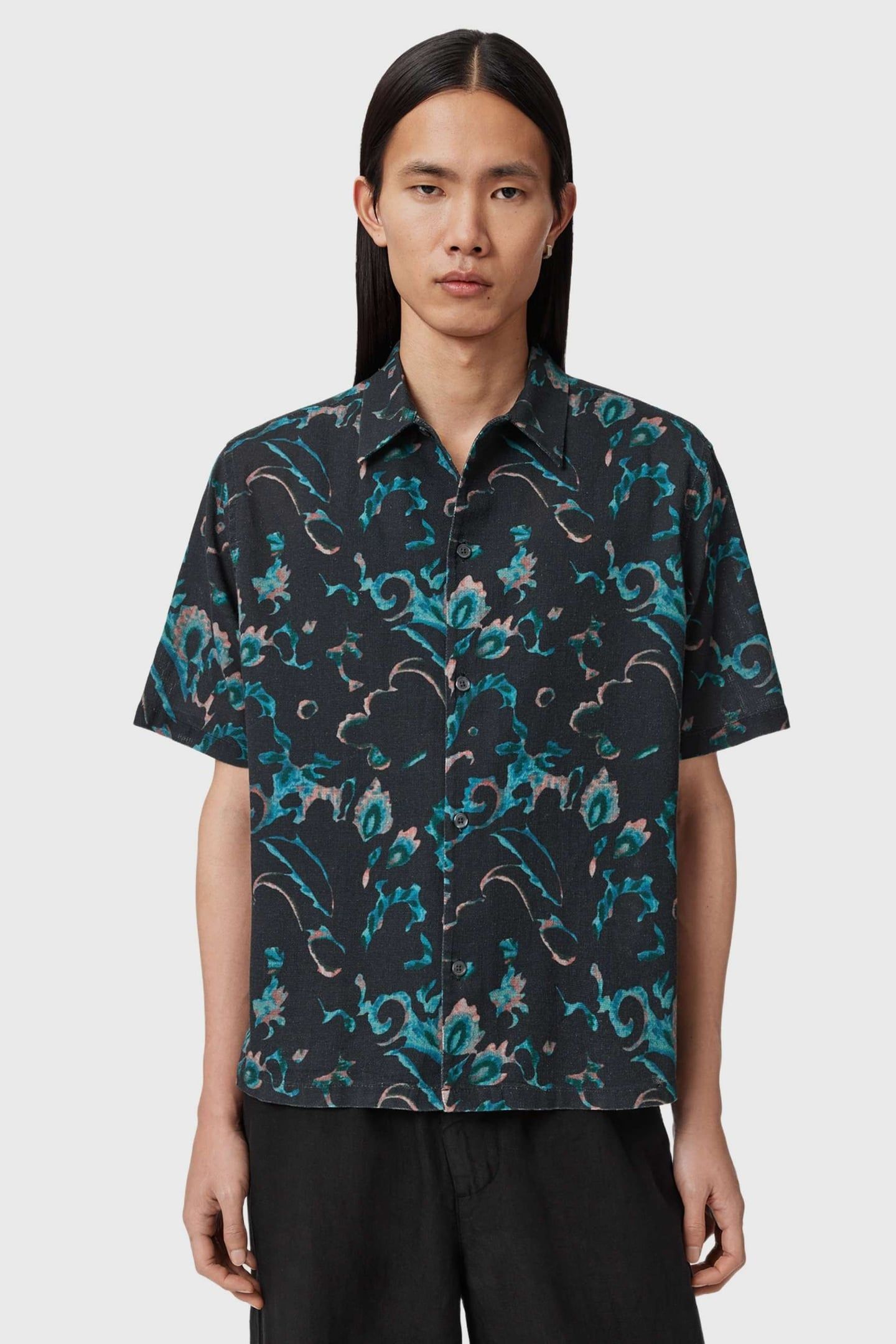 FORTUNE SS SHIRT AQUA BLUE 2