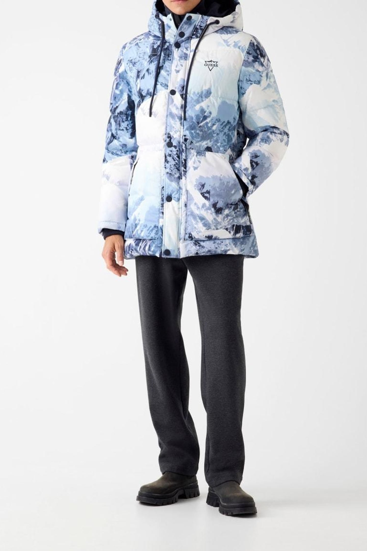 APRES SKI PUFFER PAR AOP BLUE MOUNTAIN 4