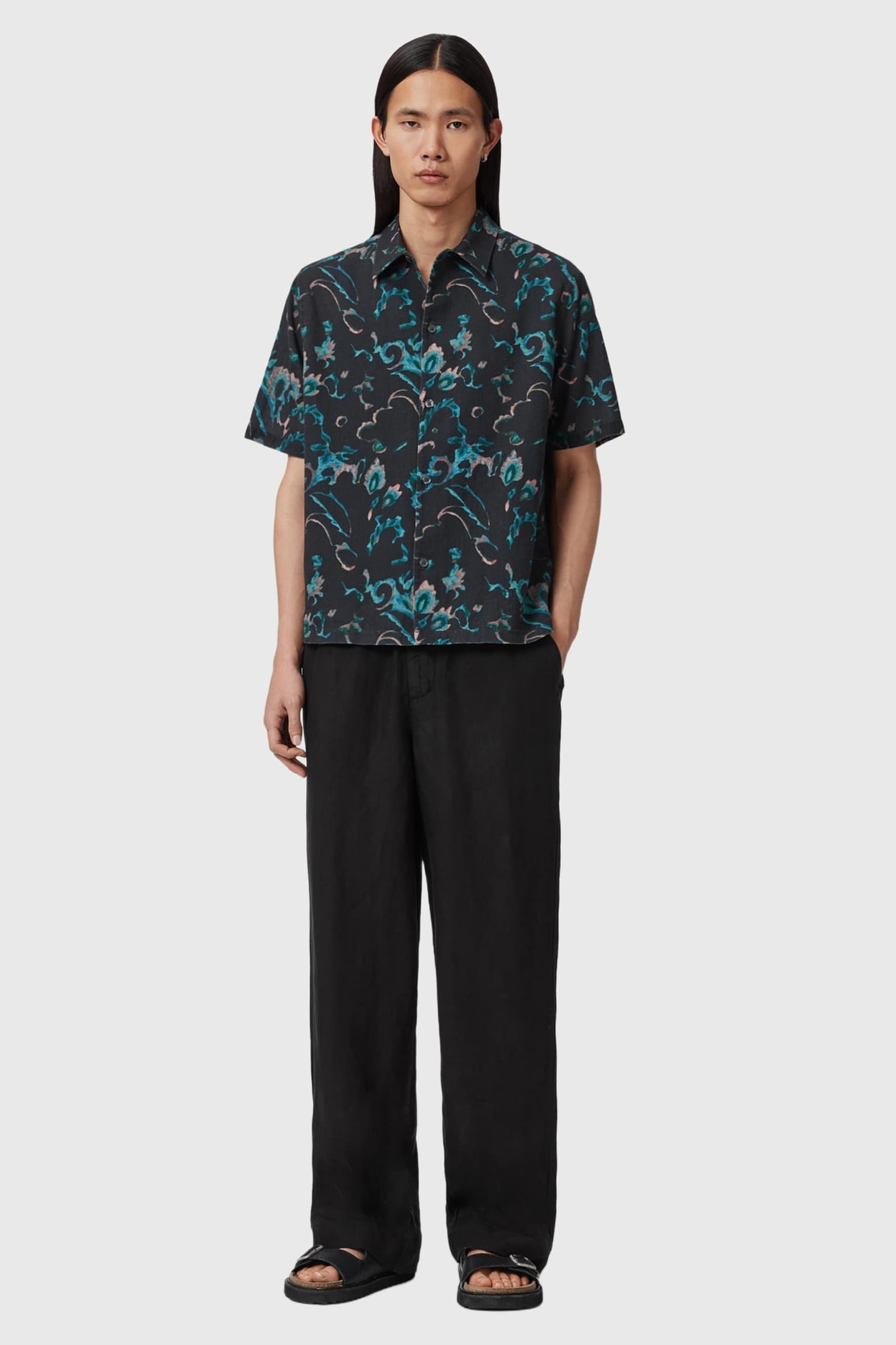 FORTUNE SS SHIRT AQUA BLUE 1