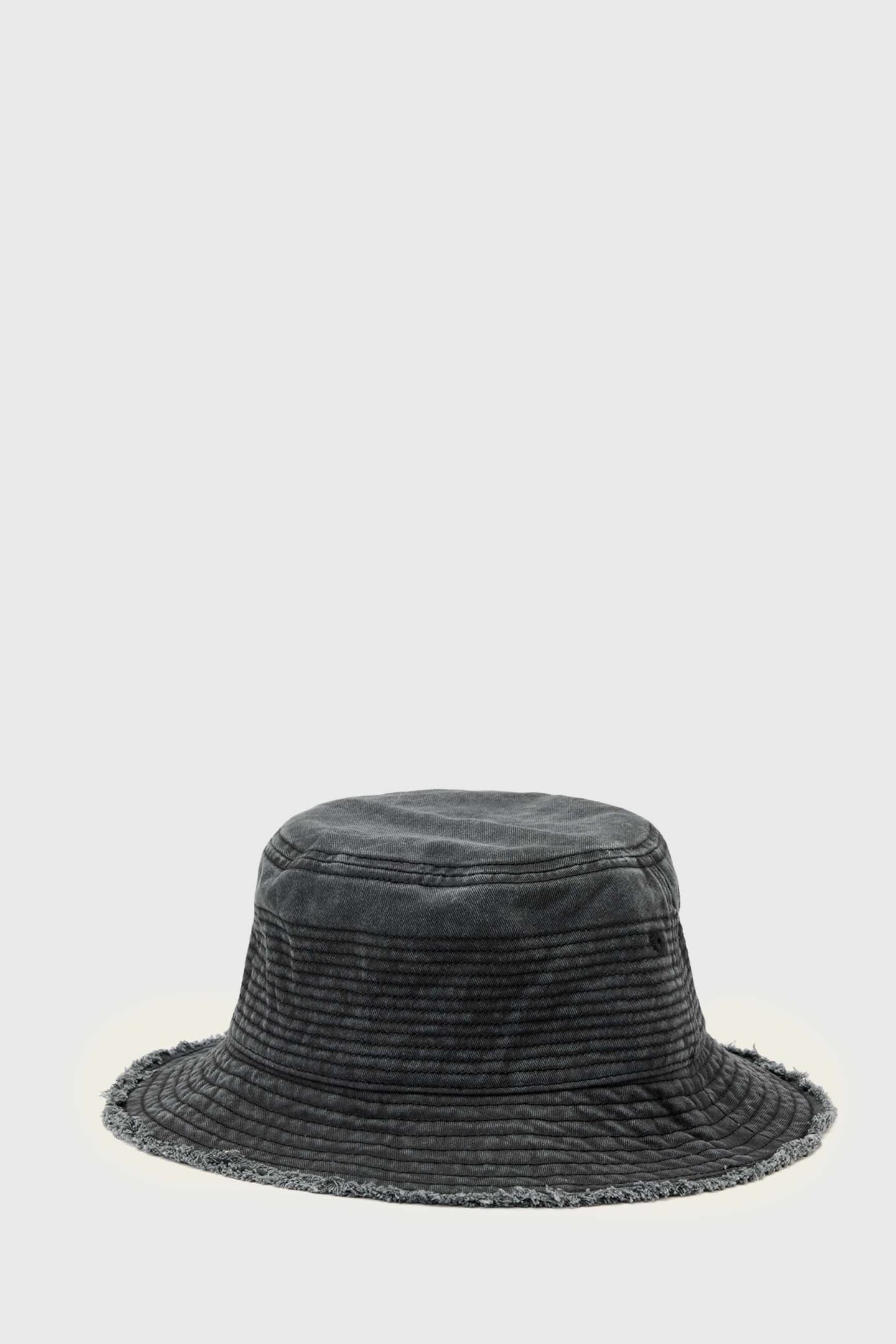MASON BUCKET HAT WASHED BLACK 2