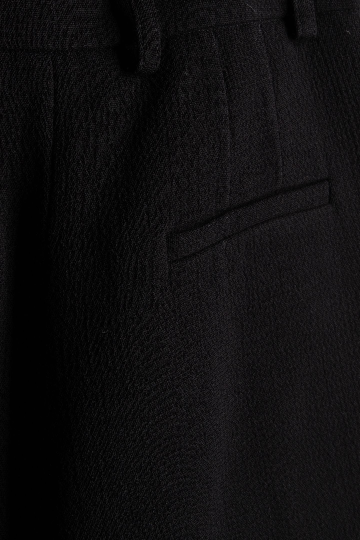 STRETCH CREPE SHORTS BLACK 4