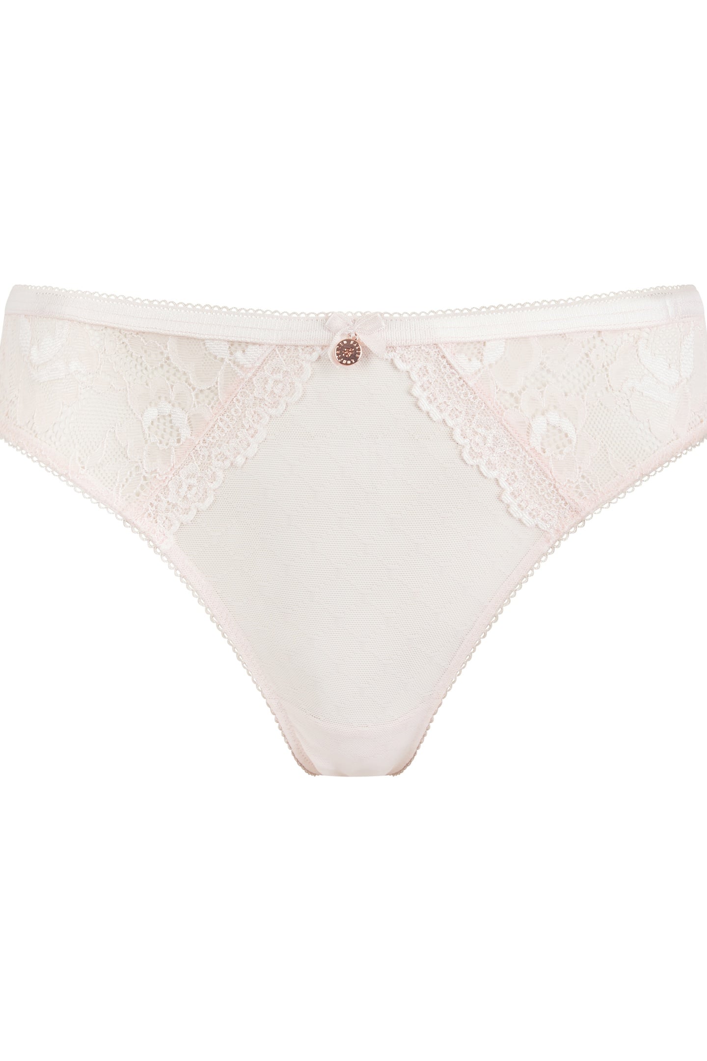 ELIZA 2PK SOLID MESH THONG MAUVE CHECK/SAVVY RED 2