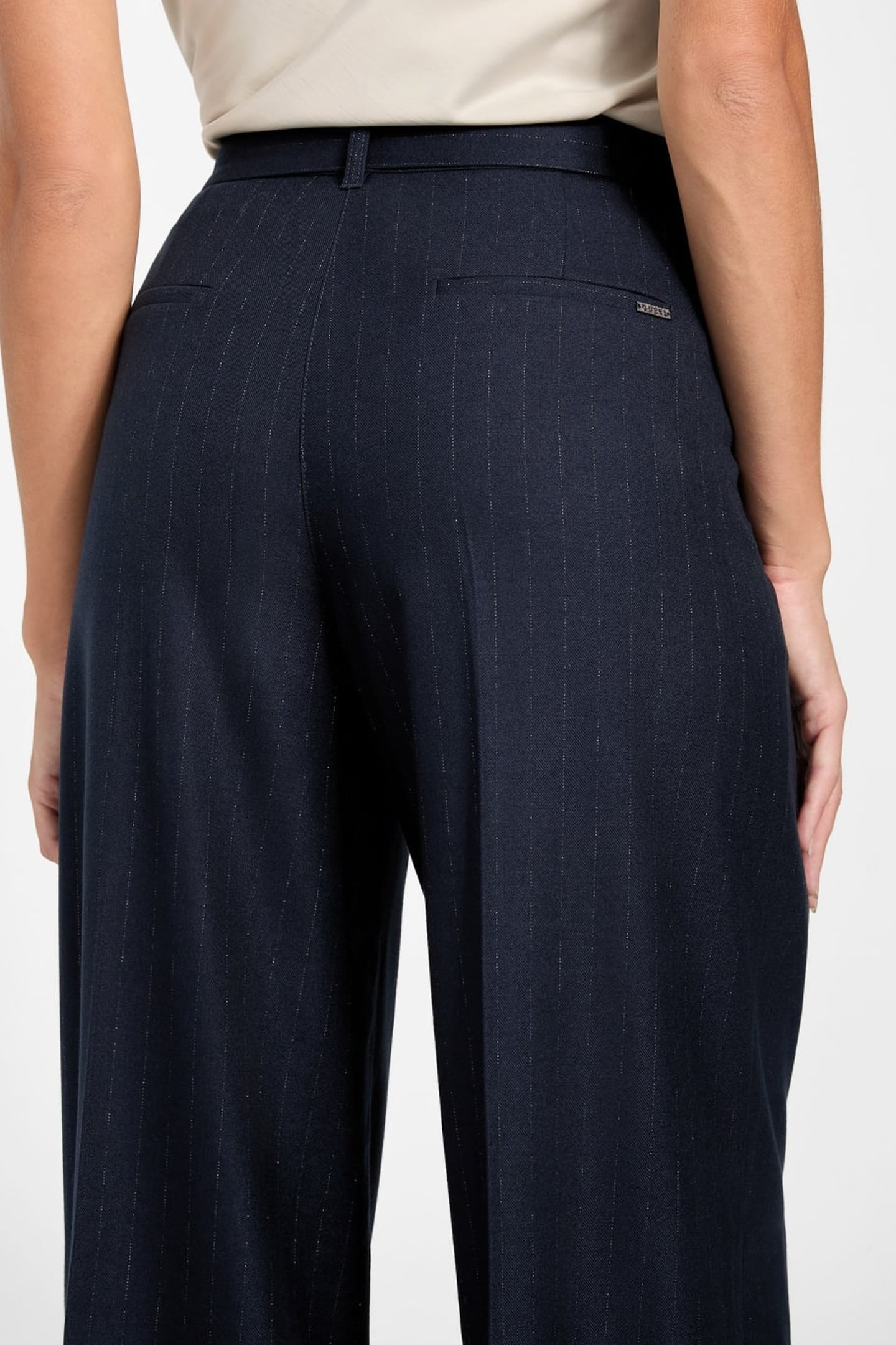 ZANITA PIN STRIPE RE SUITING BLUE PINSTRI 6