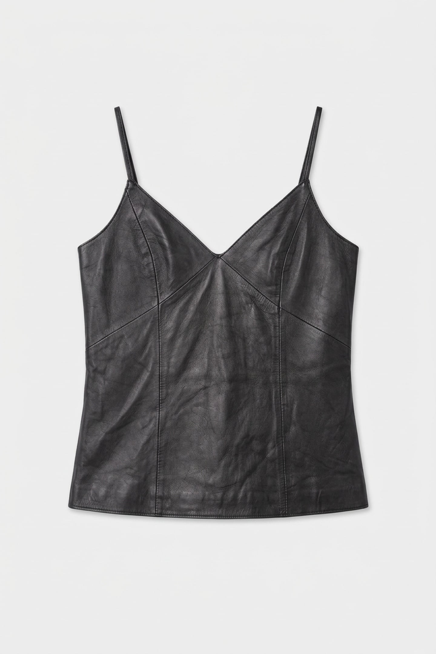 HOLLY LEATHER TOP BLACK 3