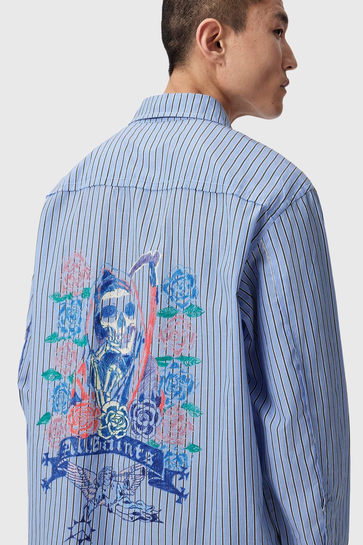 NORTE LS SHIRT LAKEHOUSE BLUE 3