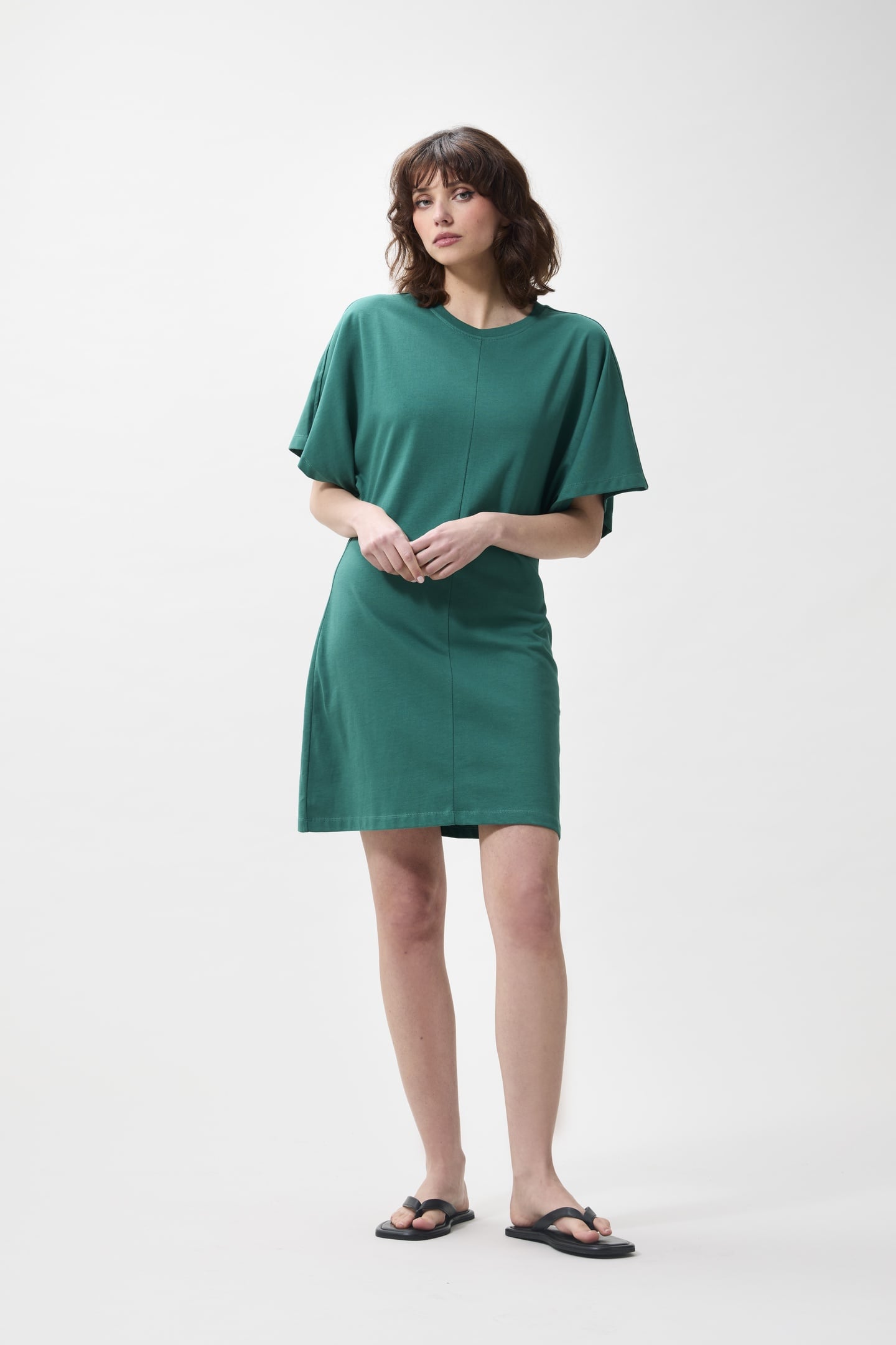 TSHIRT DRESS WILD GREEN 1