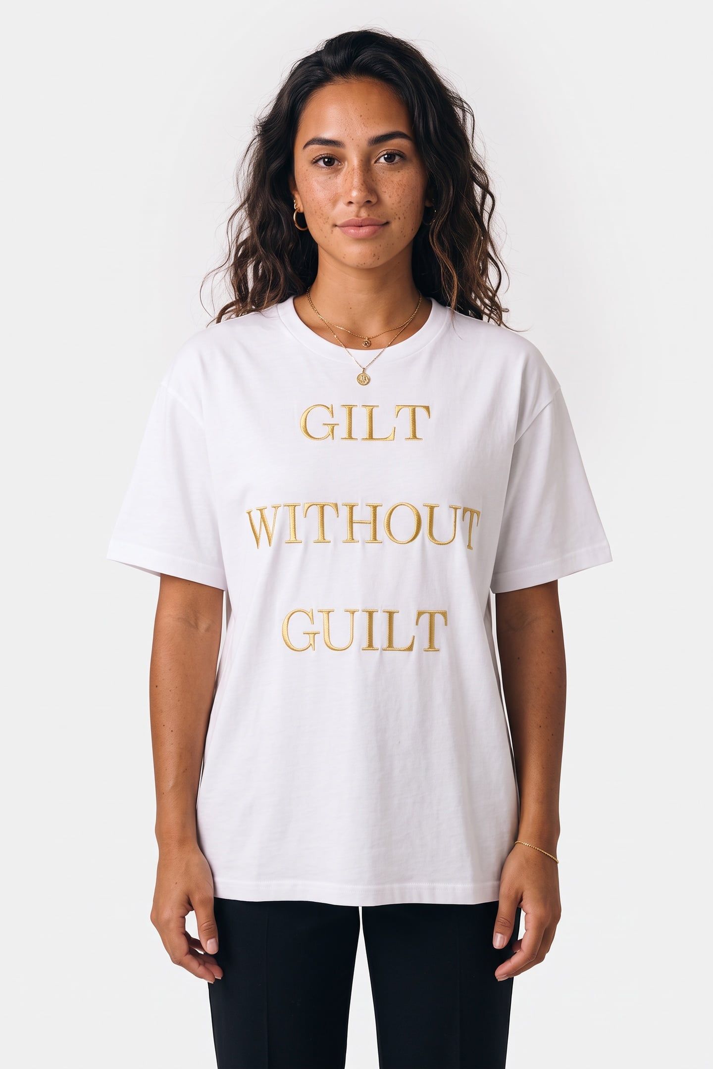 T-SHIRT GILT WITHOUT GUILT WHITE 1