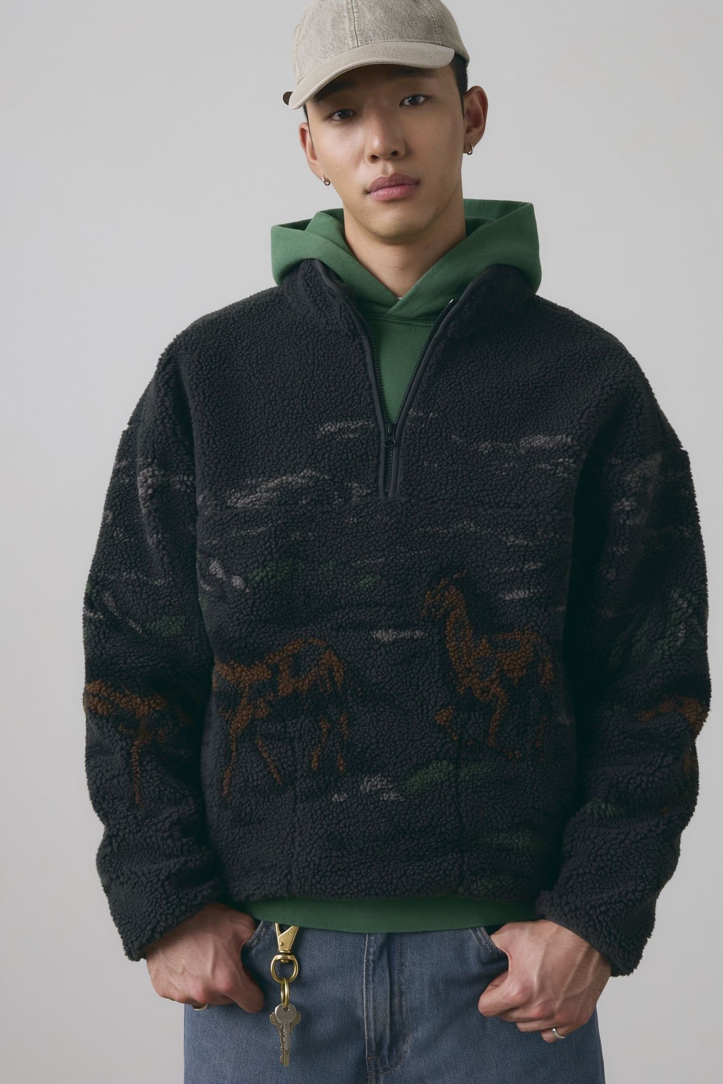 IDYLLWILD SHERPA POPOVER SWEATSHIRT 3