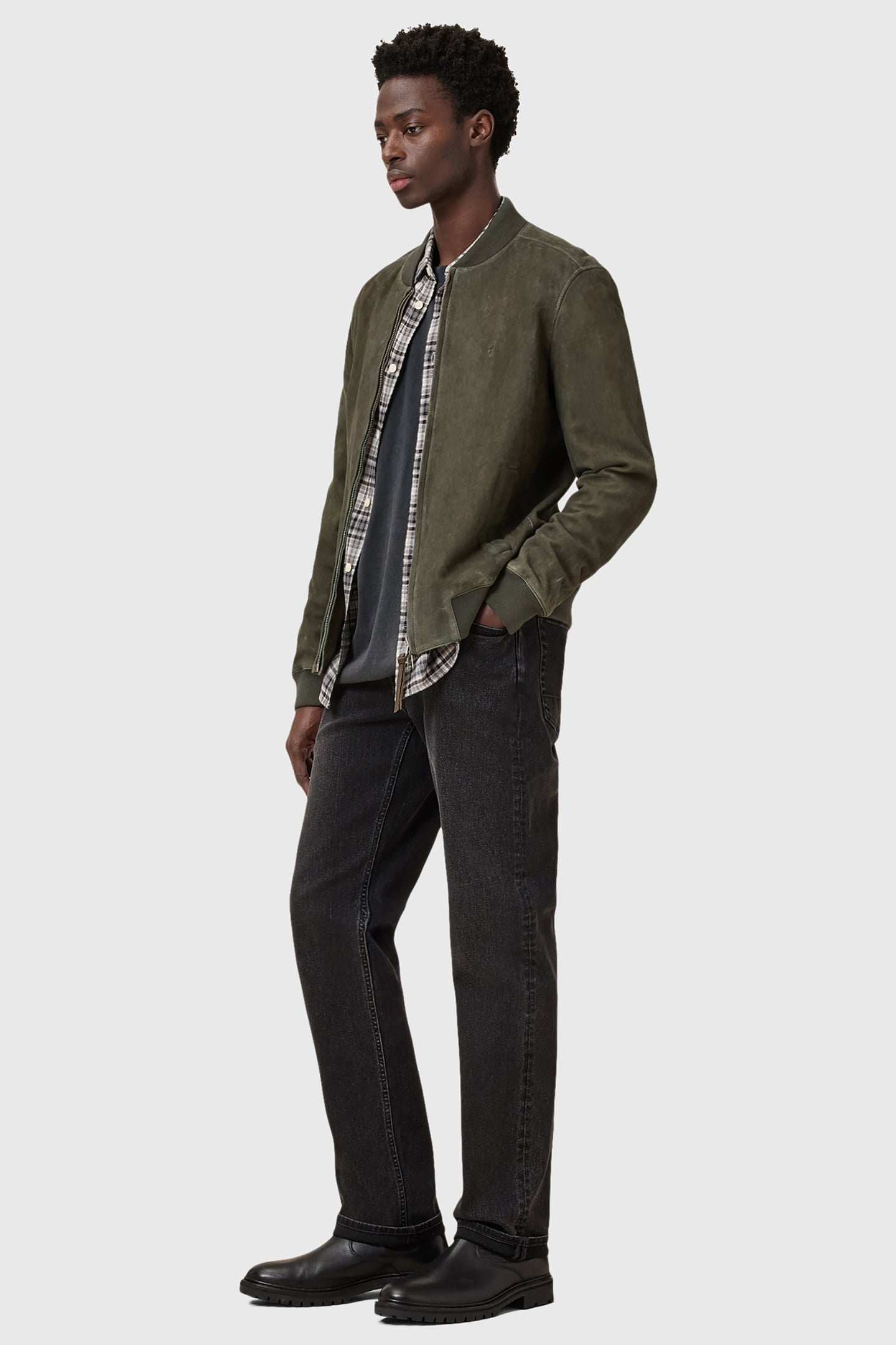 BUCKLEY BOMBER MILITARY GREEN 5