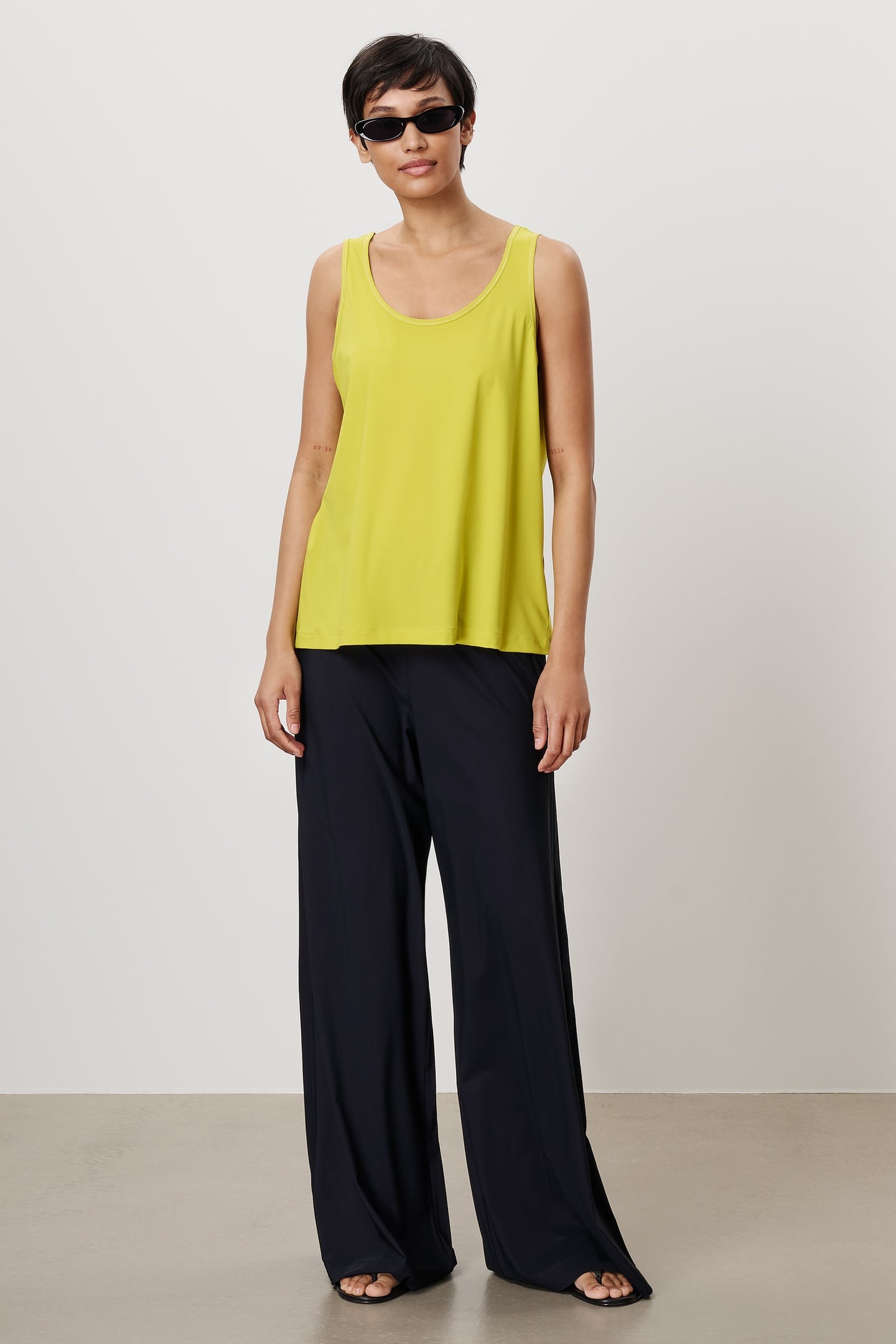 AVA TANK TOP LIME GREEN 1