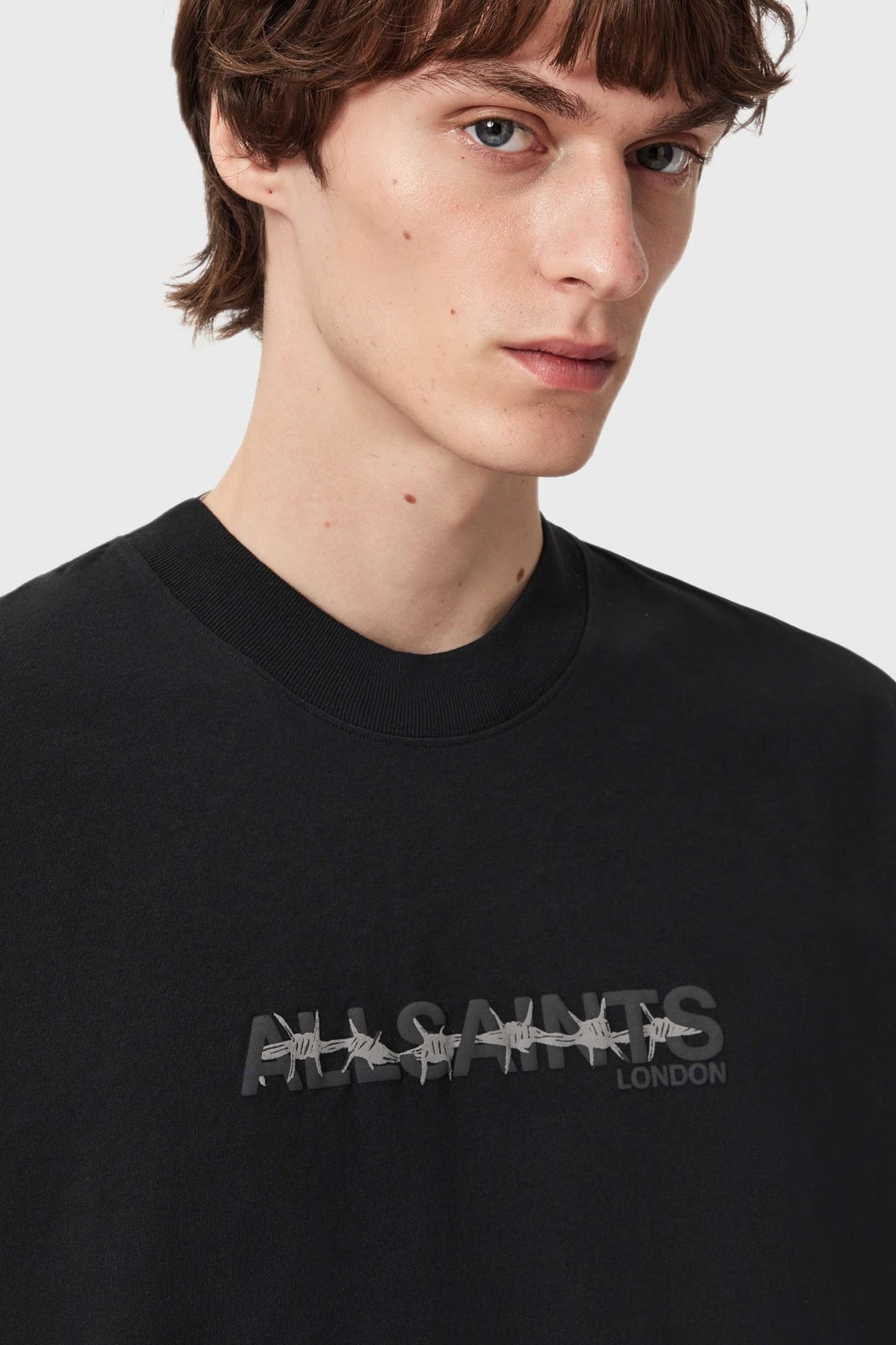 DETERENT SS CREW WASHED BLACK 6
