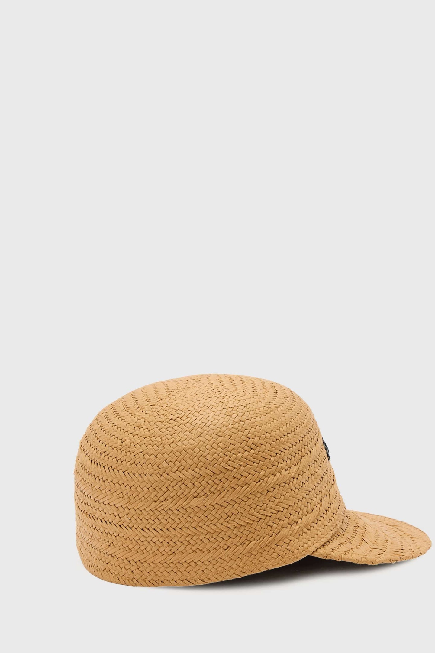 MILA STRAW BB CAP COGNAC BROWN 2