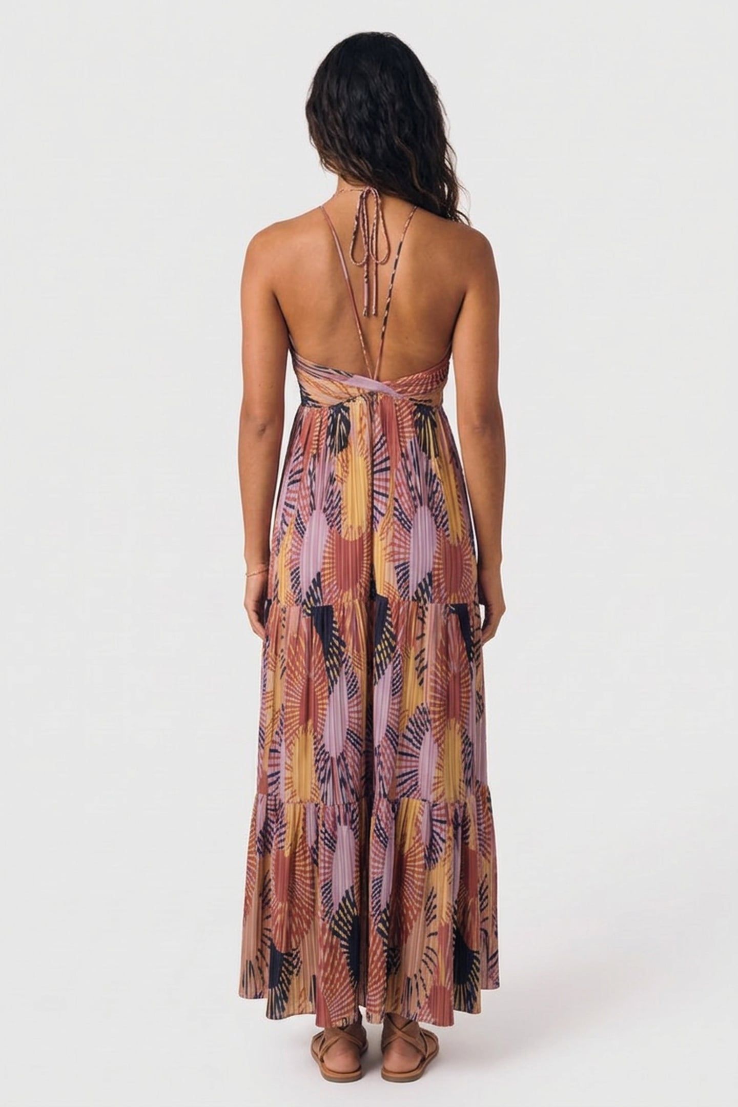 LONG DRESS OCRE 2