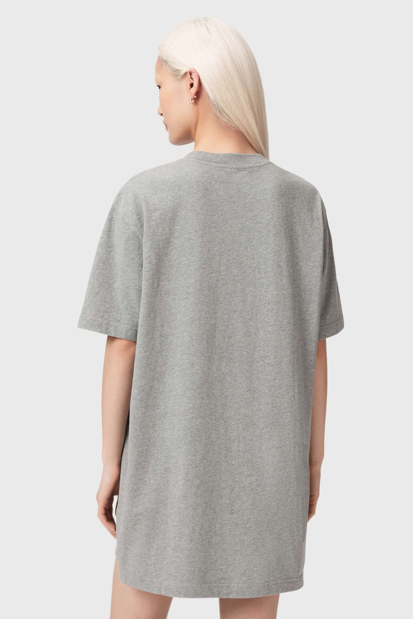 CHAINS TEE DRESS GREY MELANGE 3
