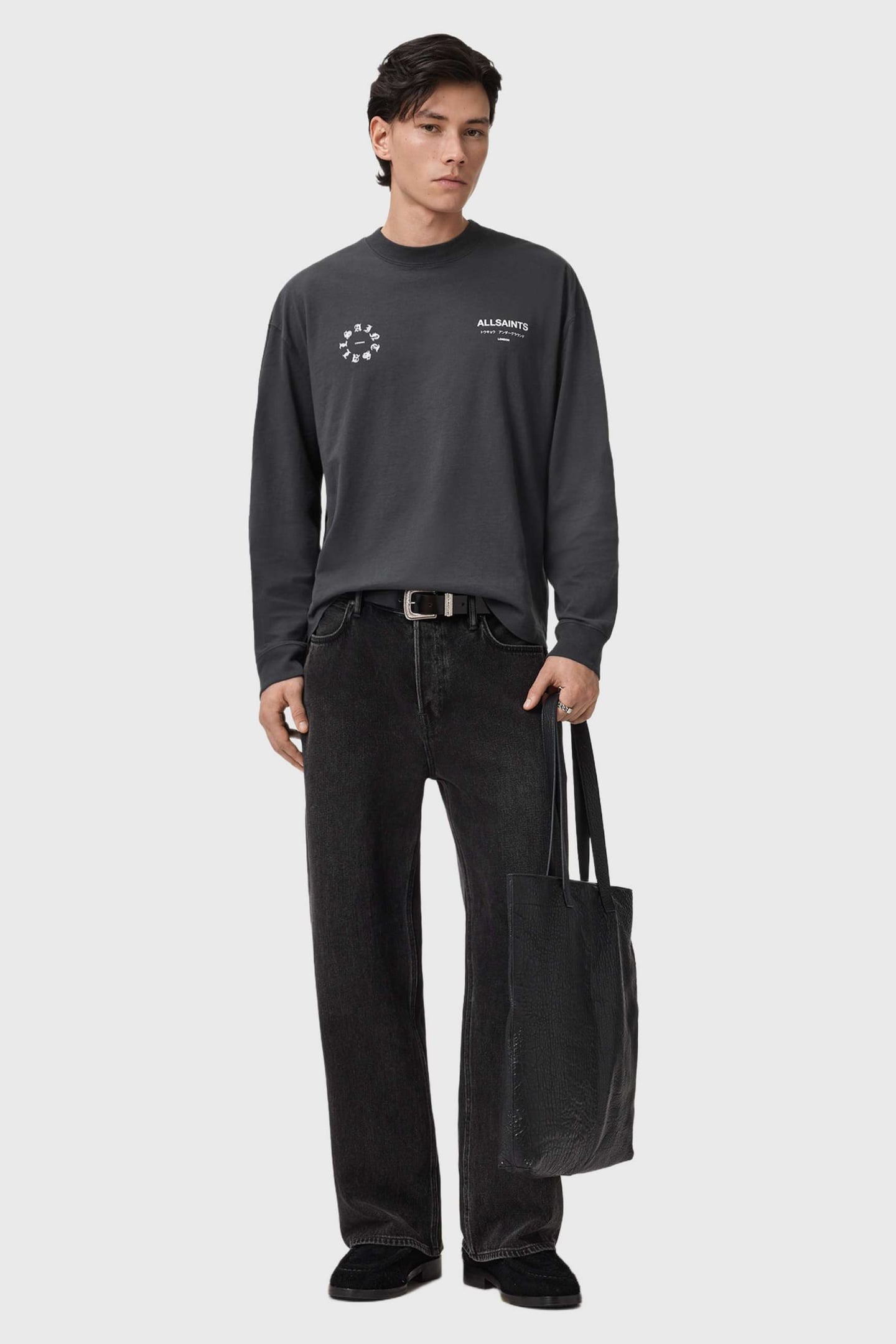 KINDRED LS CREW WASHED BLACK 6