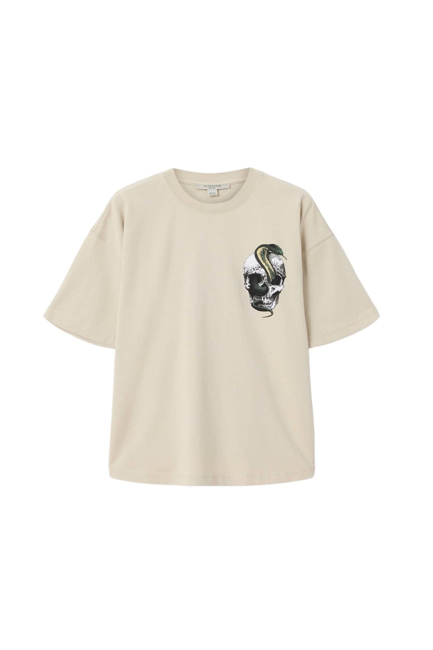 SNAKEHEAD ETTA TEE ALMOND WHITE 4