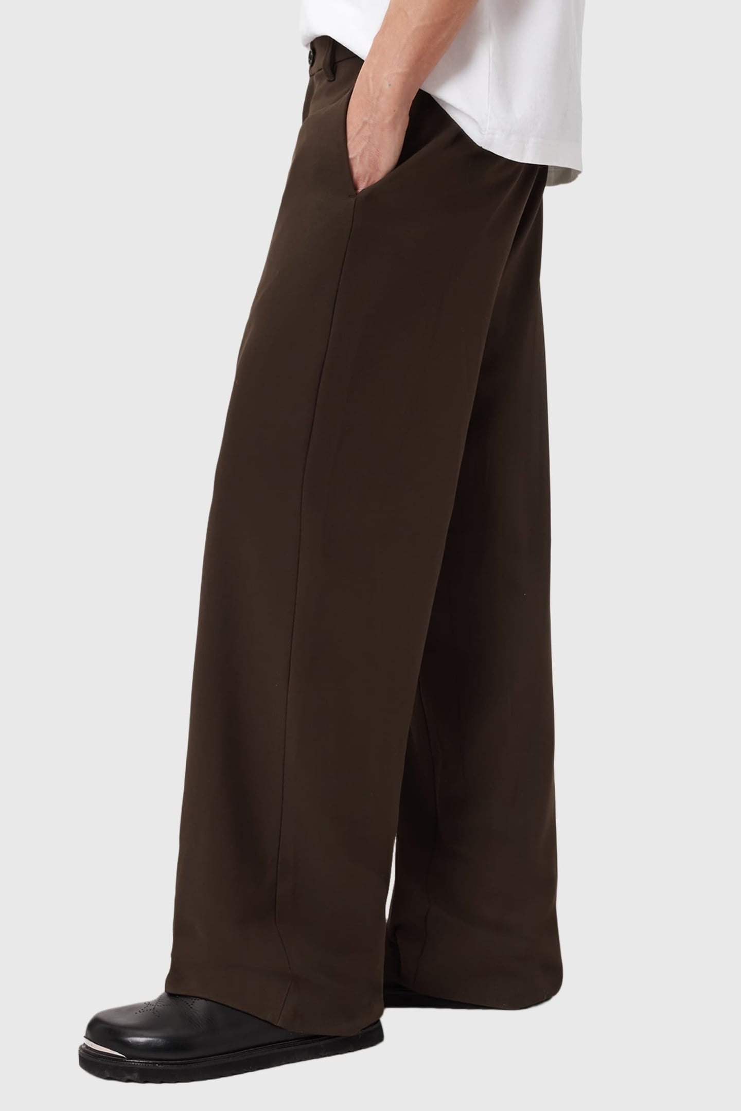 HALLA TROUSER TAUPE BROWN 5