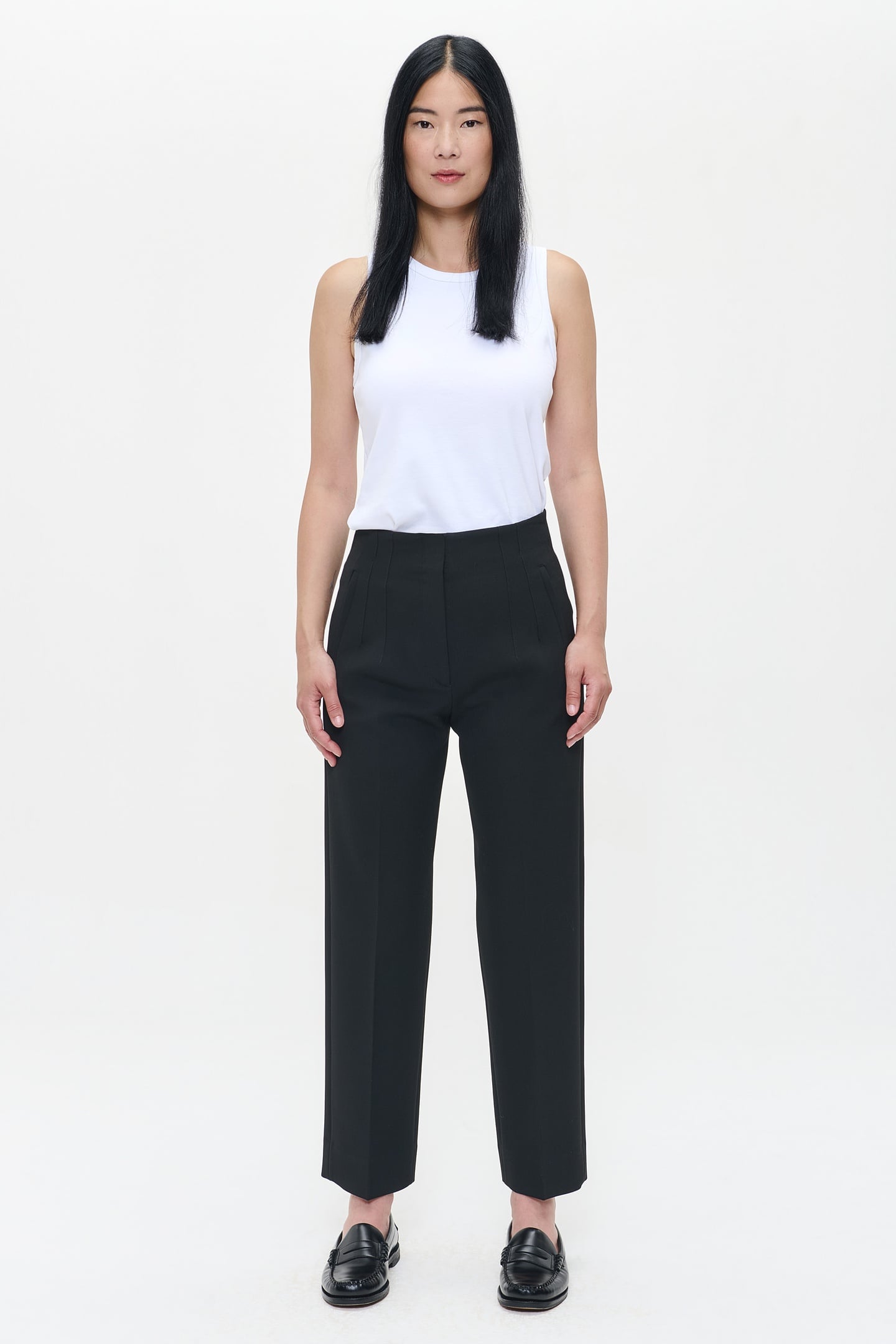 COMPACT STRTCH COLETTE 2 PANTS BLACK 1
