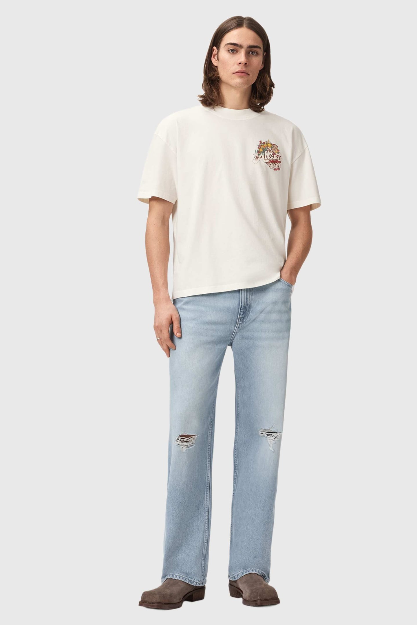 ROQUE SS CREW CHALK WHITE 2