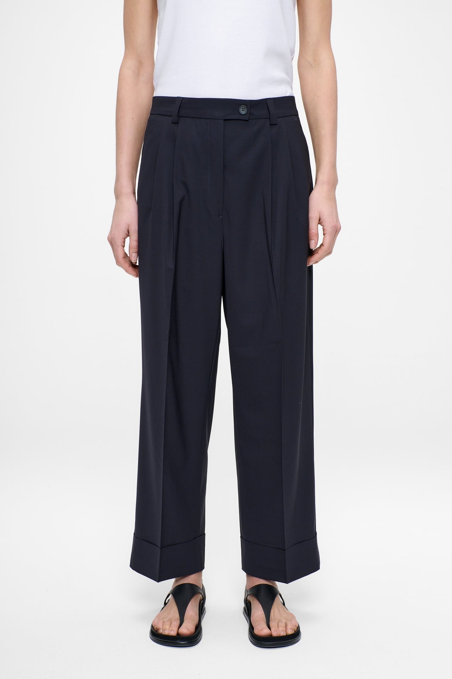 COOL WOOL DELOS PANTS MIDNIGHT BLUE 2