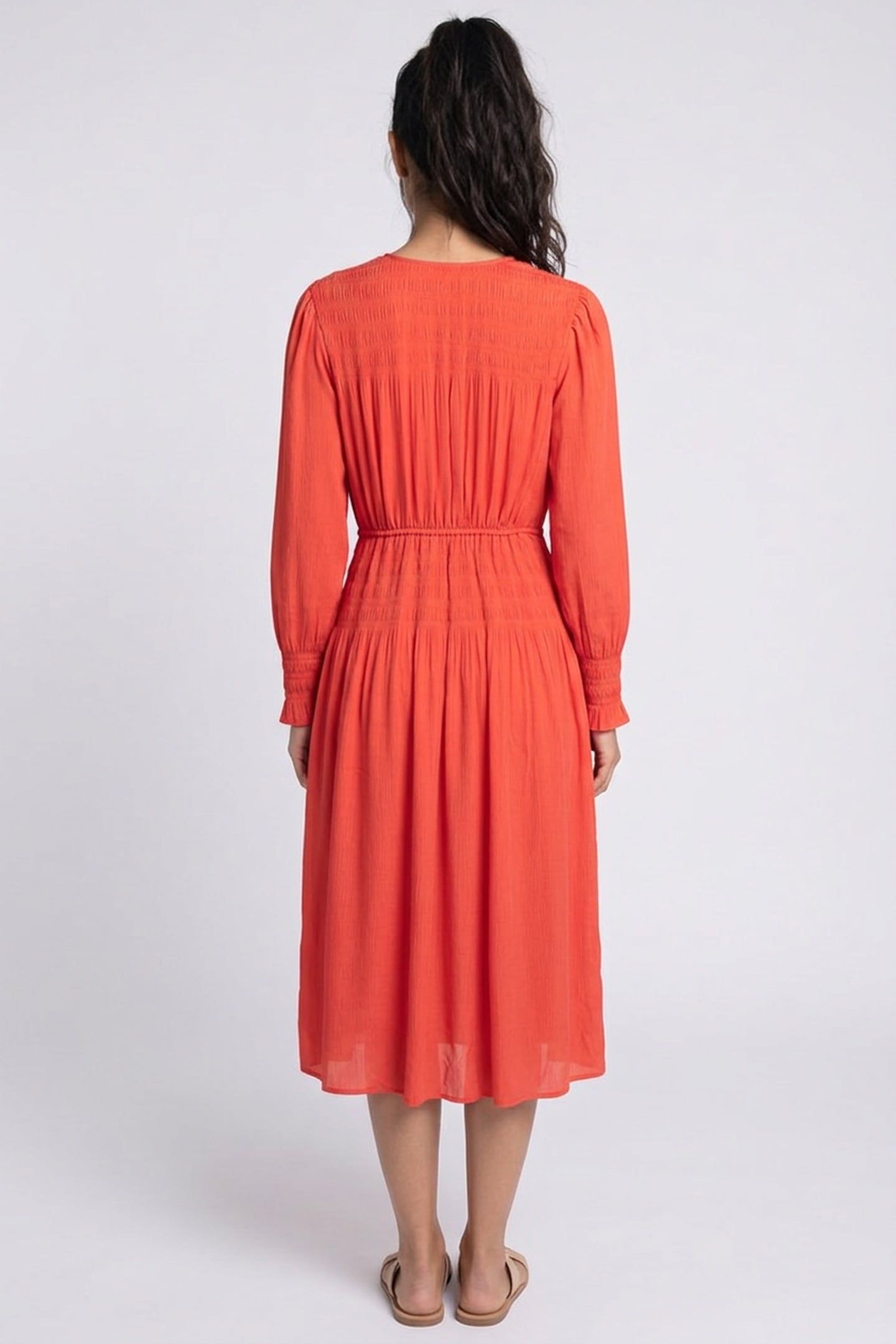 MID-LENGTH DRESS CORAIL 2