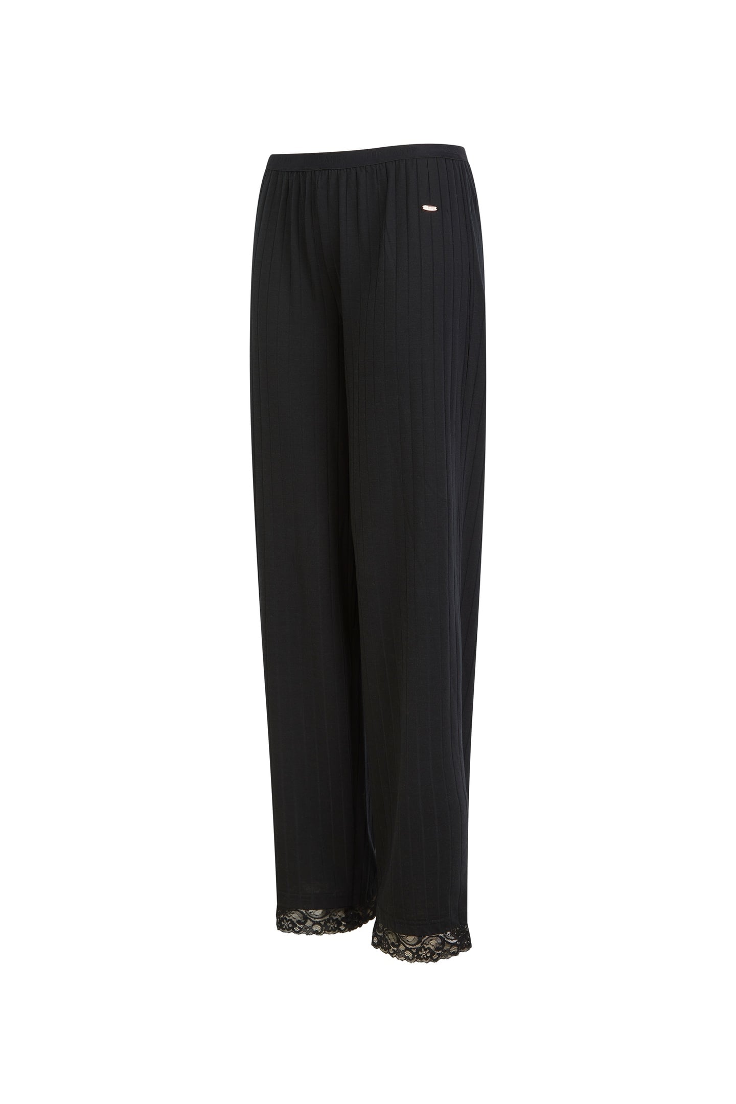 KELLY DROP NEEDLE JERSEY PYJAMA JET BLACK 3