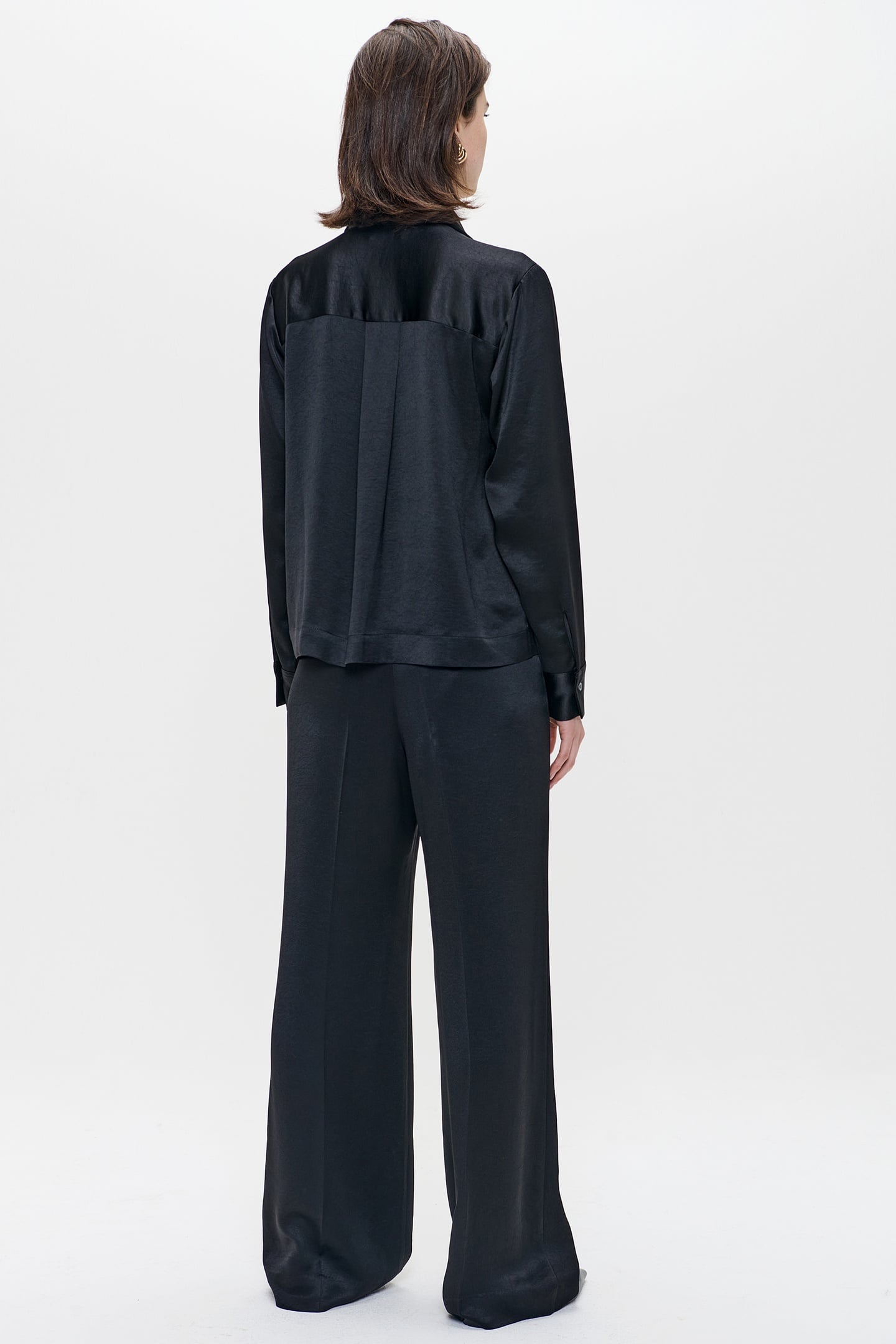 SATIN SHIRT BLACK 4
